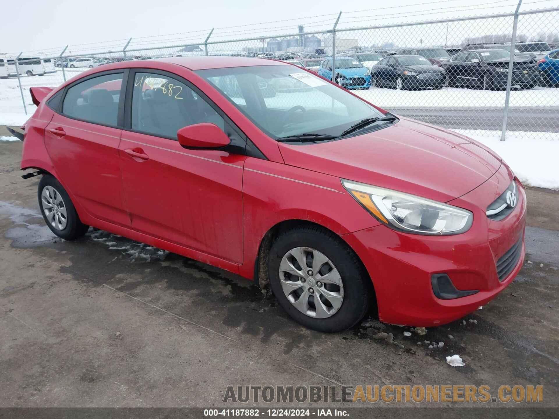 KMHCT4AE2GU083192 HYUNDAI ACCENT 2016