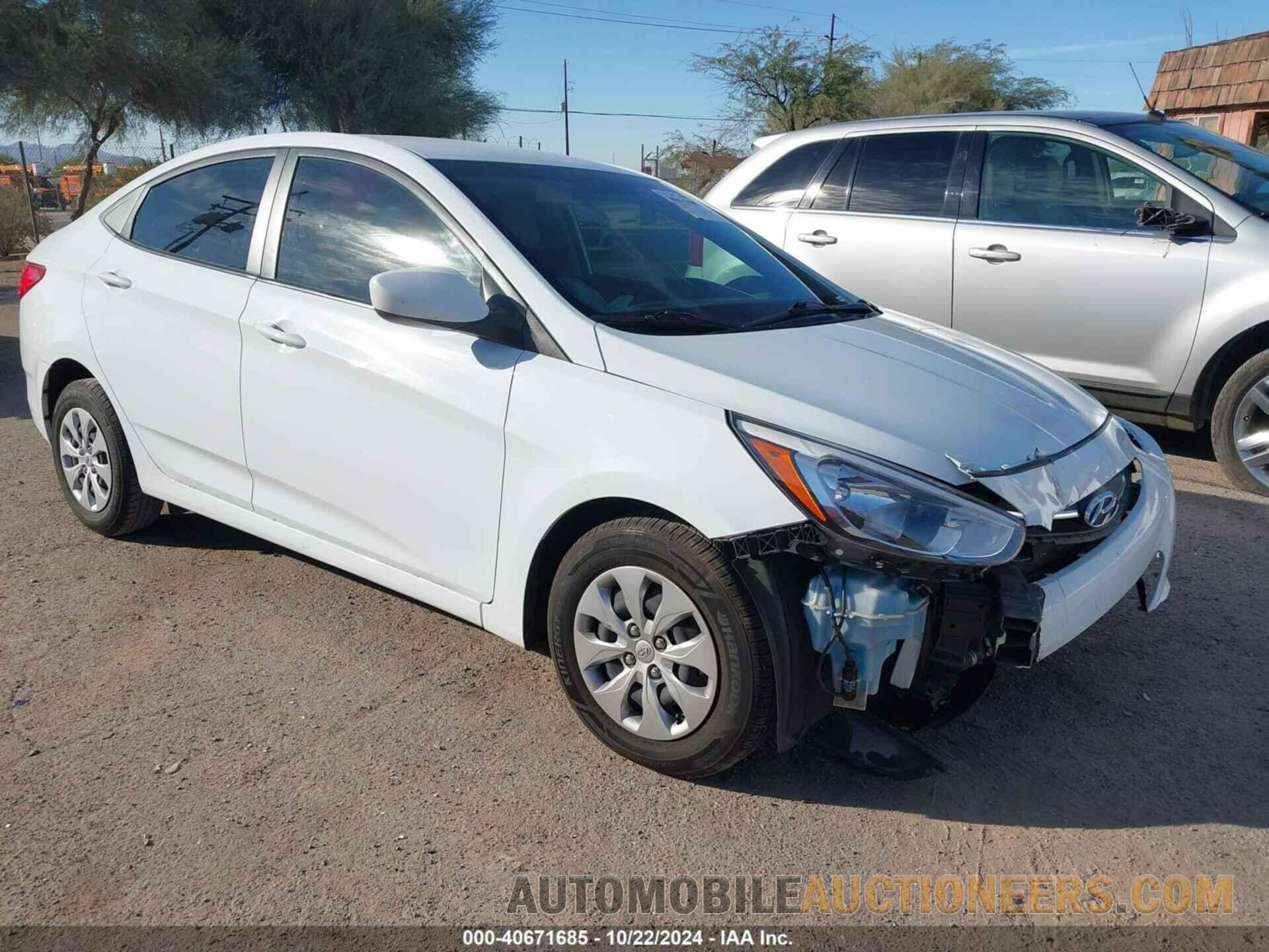 KMHCT4AE3GU118323 HYUNDAI ACCENT 2016