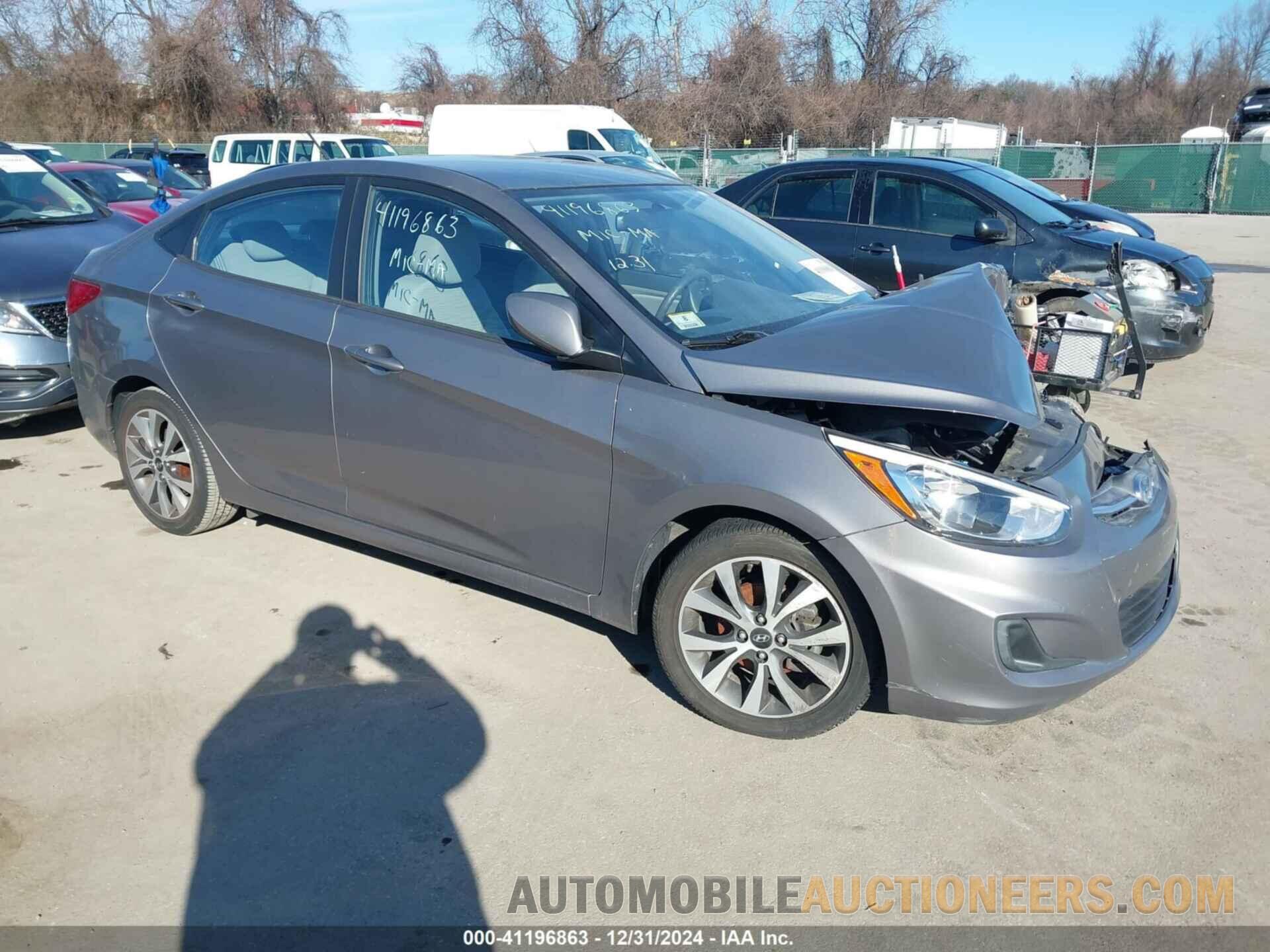 KMHCT4AE3HU364984 HYUNDAI ACCENT 2017