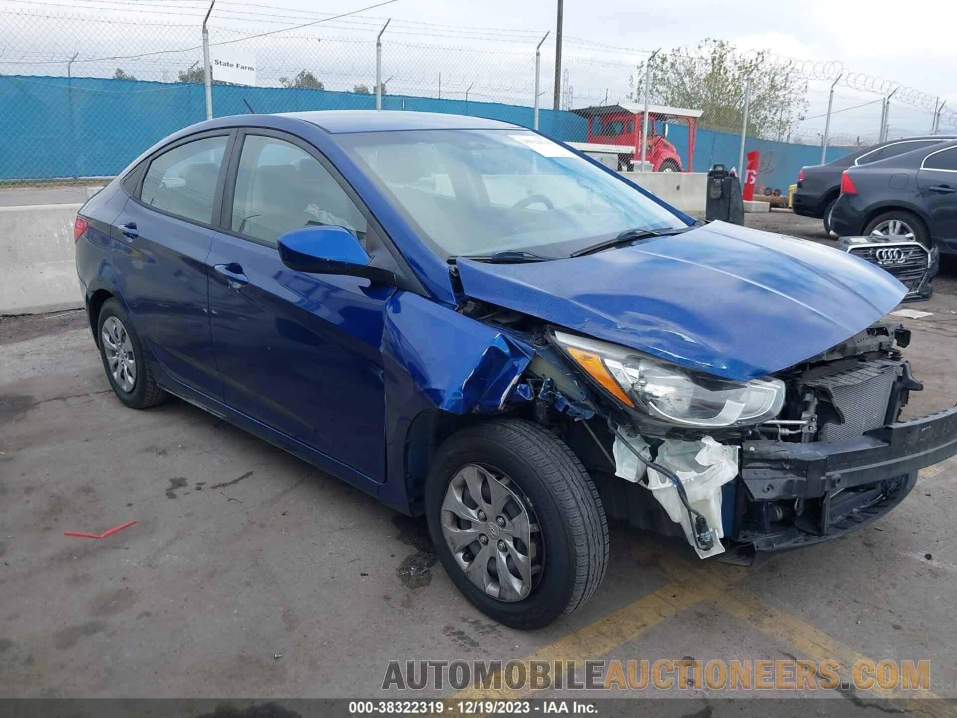 KMHCT4AE4HU174076 HYUNDAI ACCENT 2017