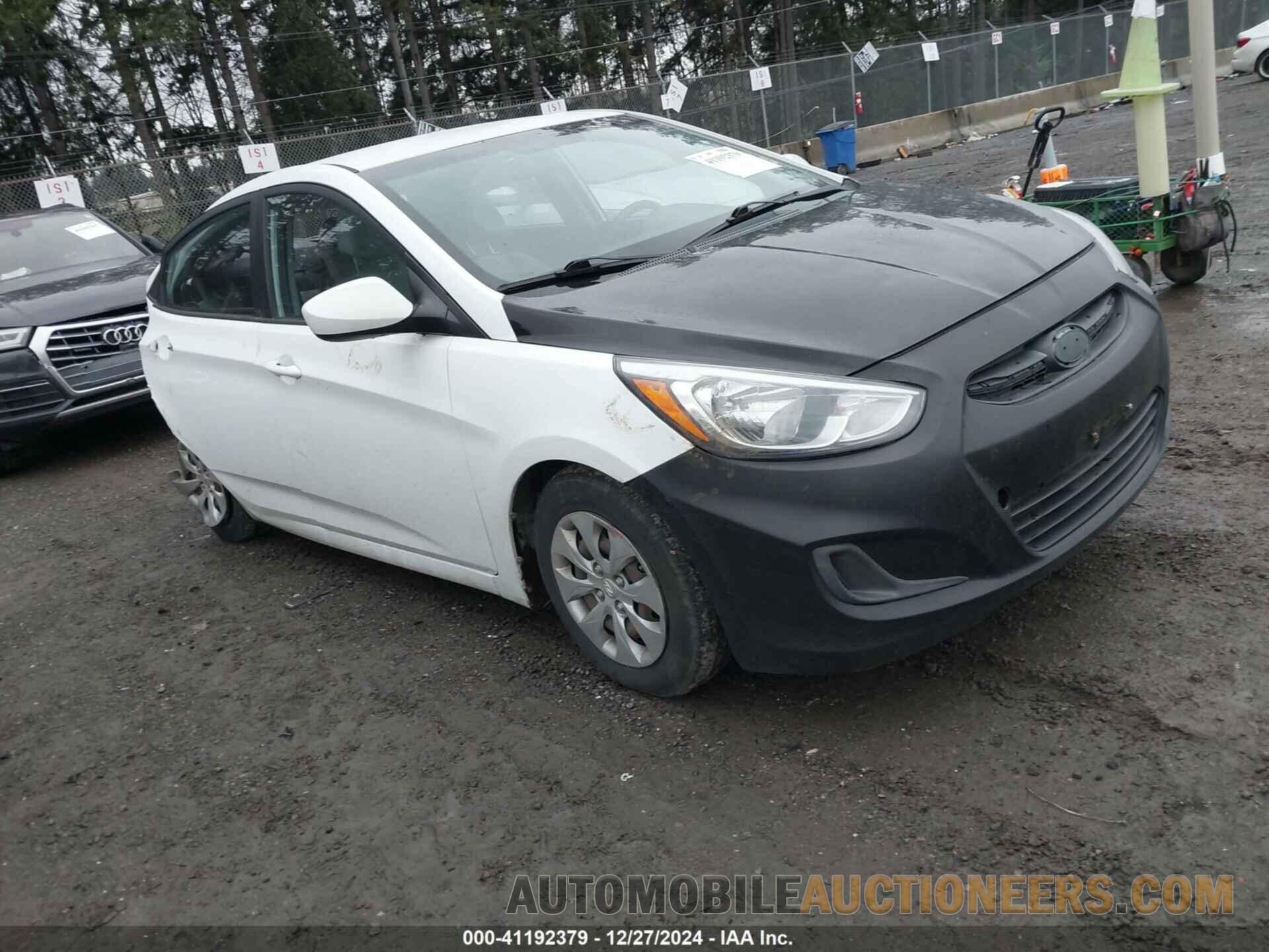 KMHCT4AE6GU002971 HYUNDAI ACCENT 2016