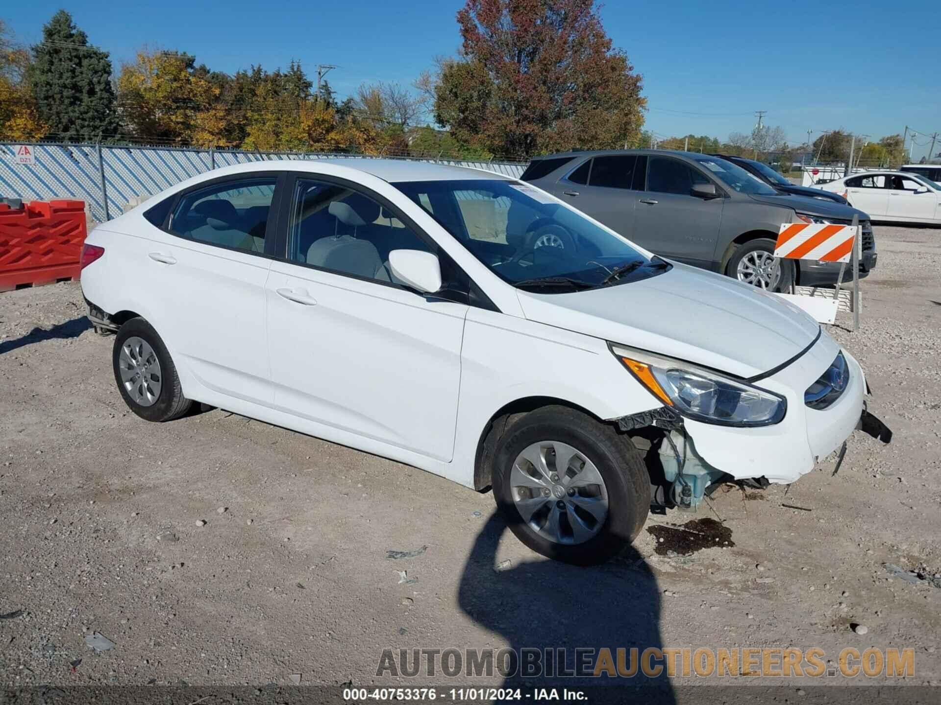 KMHCT4AE6GU106683 HYUNDAI ACCENT 2016