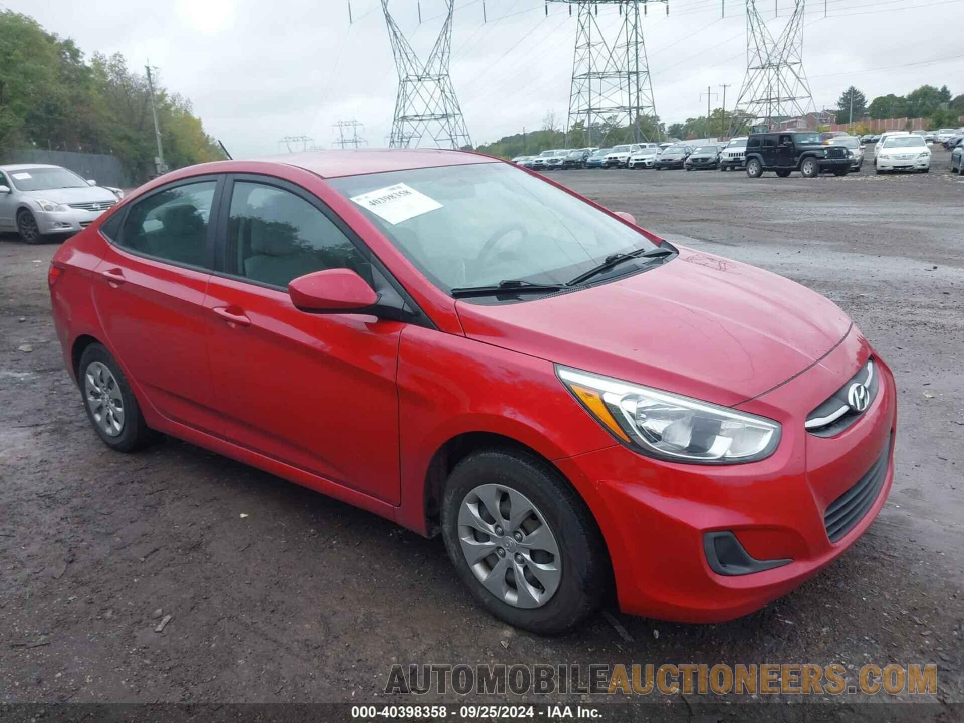 KMHCT4AE6HU275524 HYUNDAI ACCENT 2017