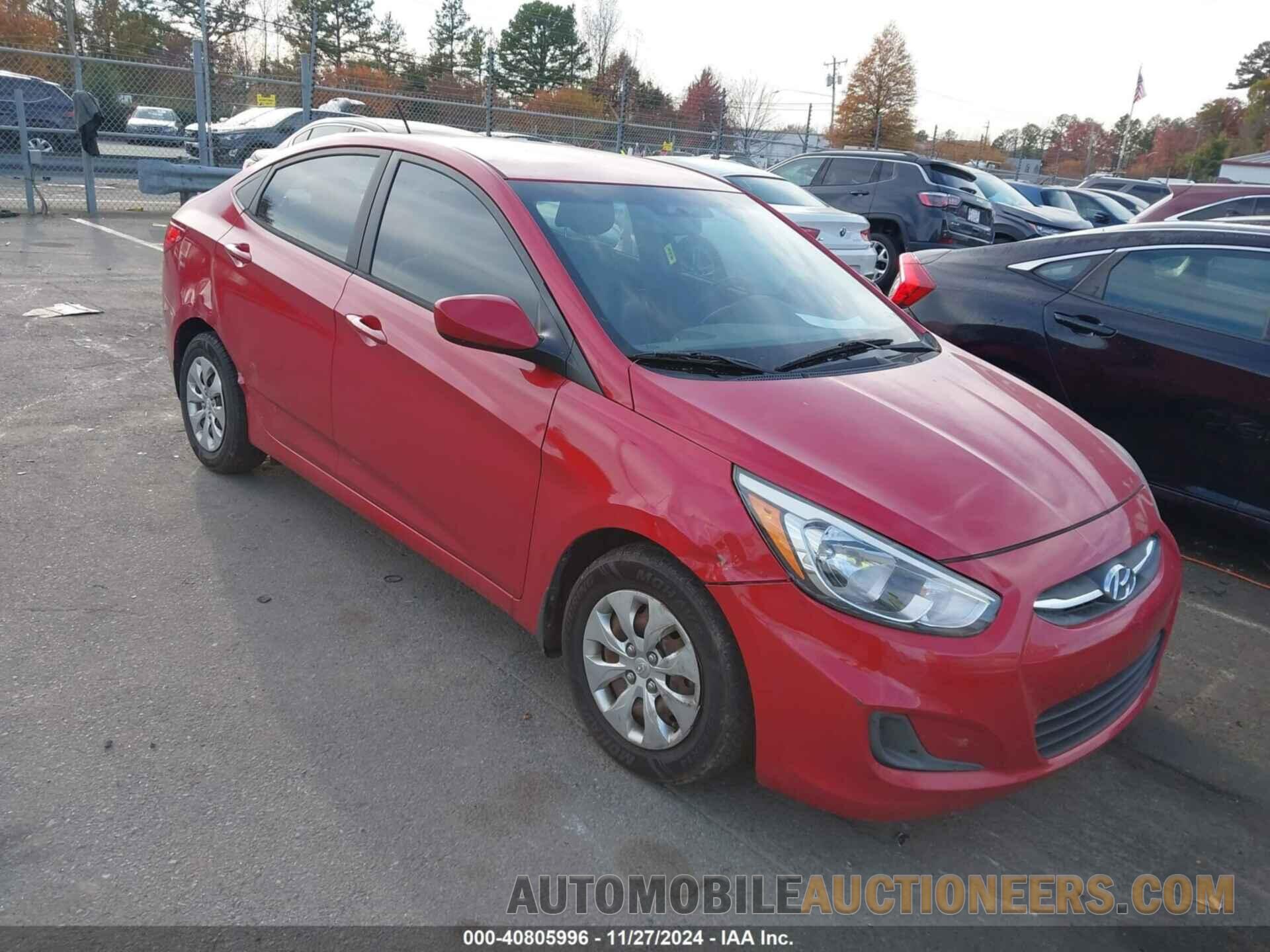 KMHCT4AE7GU017804 HYUNDAI ACCENT 2016