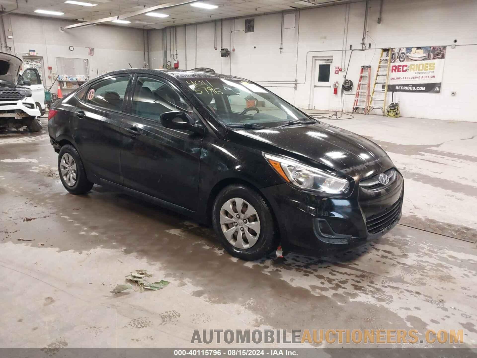 KMHCT4AE7GU163782 HYUNDAI ACCENT 2016