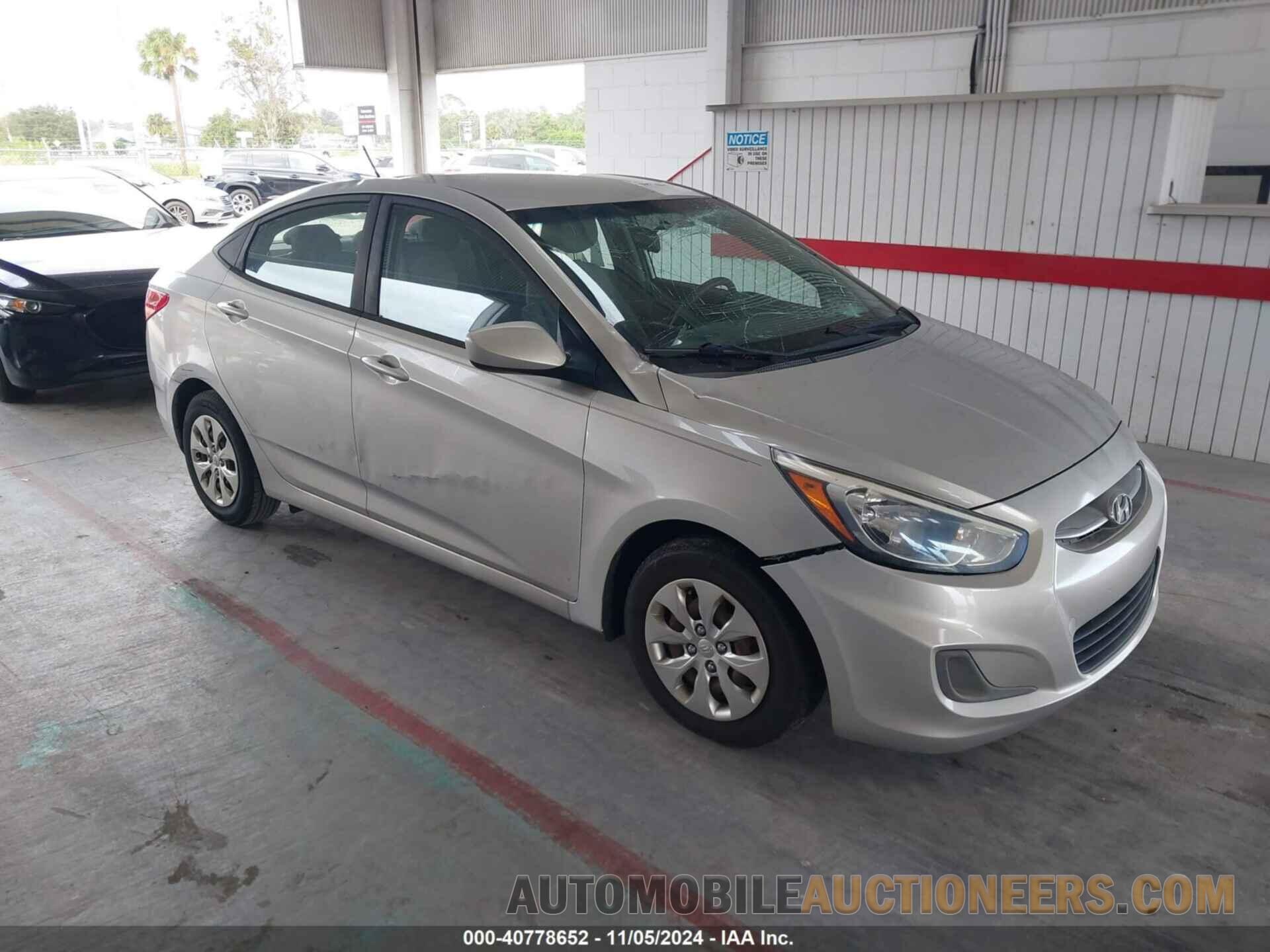 KMHCT4AE8GU136719 HYUNDAI ACCENT 2016