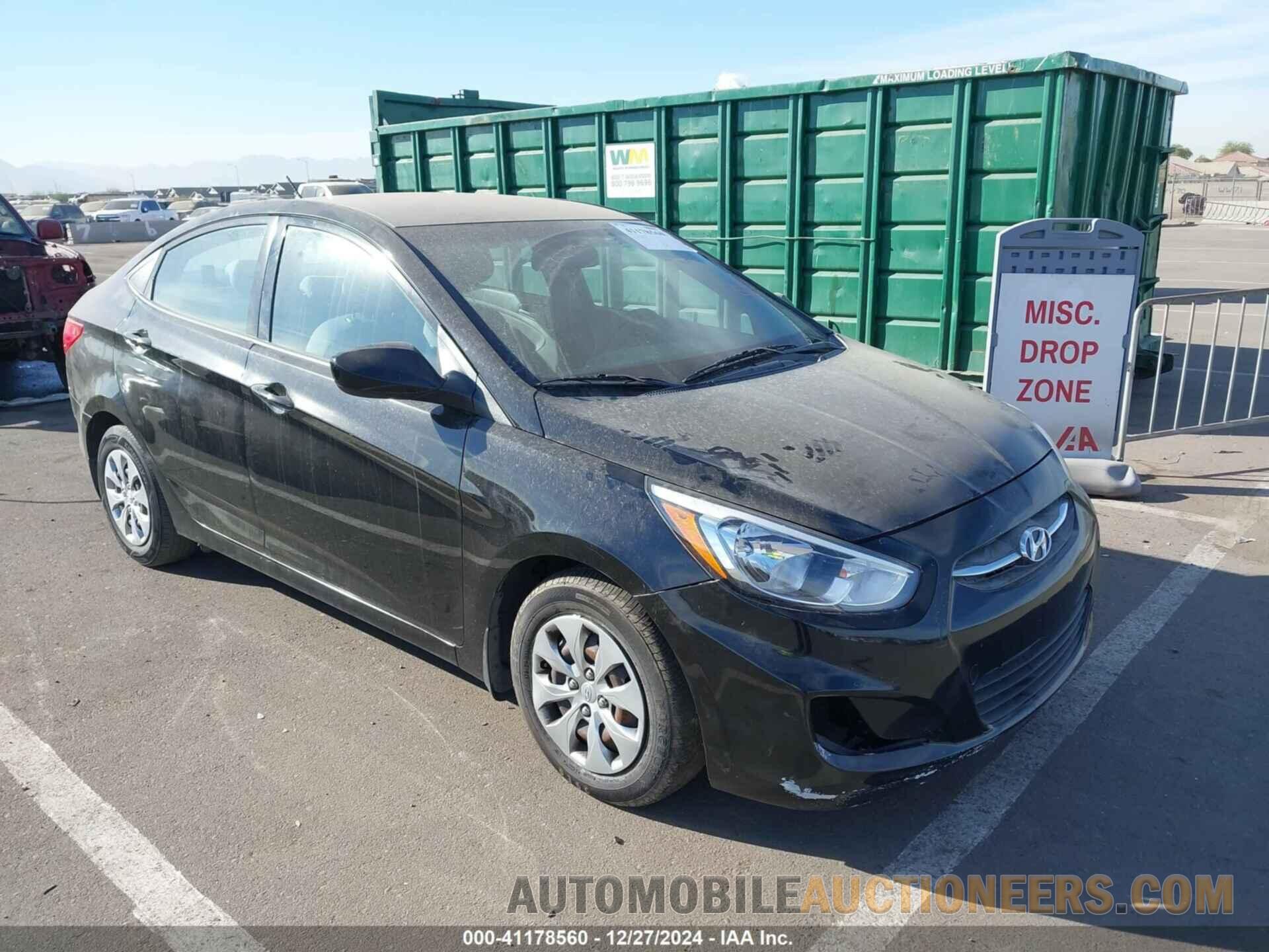 KMHCT4AE8HU354743 HYUNDAI ACCENT 2017