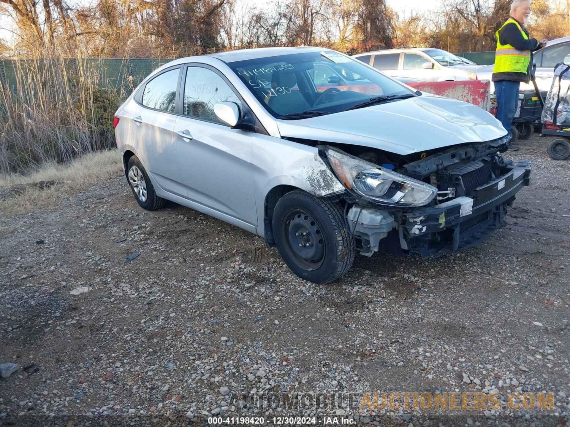 KMHCT4AE9GU080886 HYUNDAI ACCENT 2016