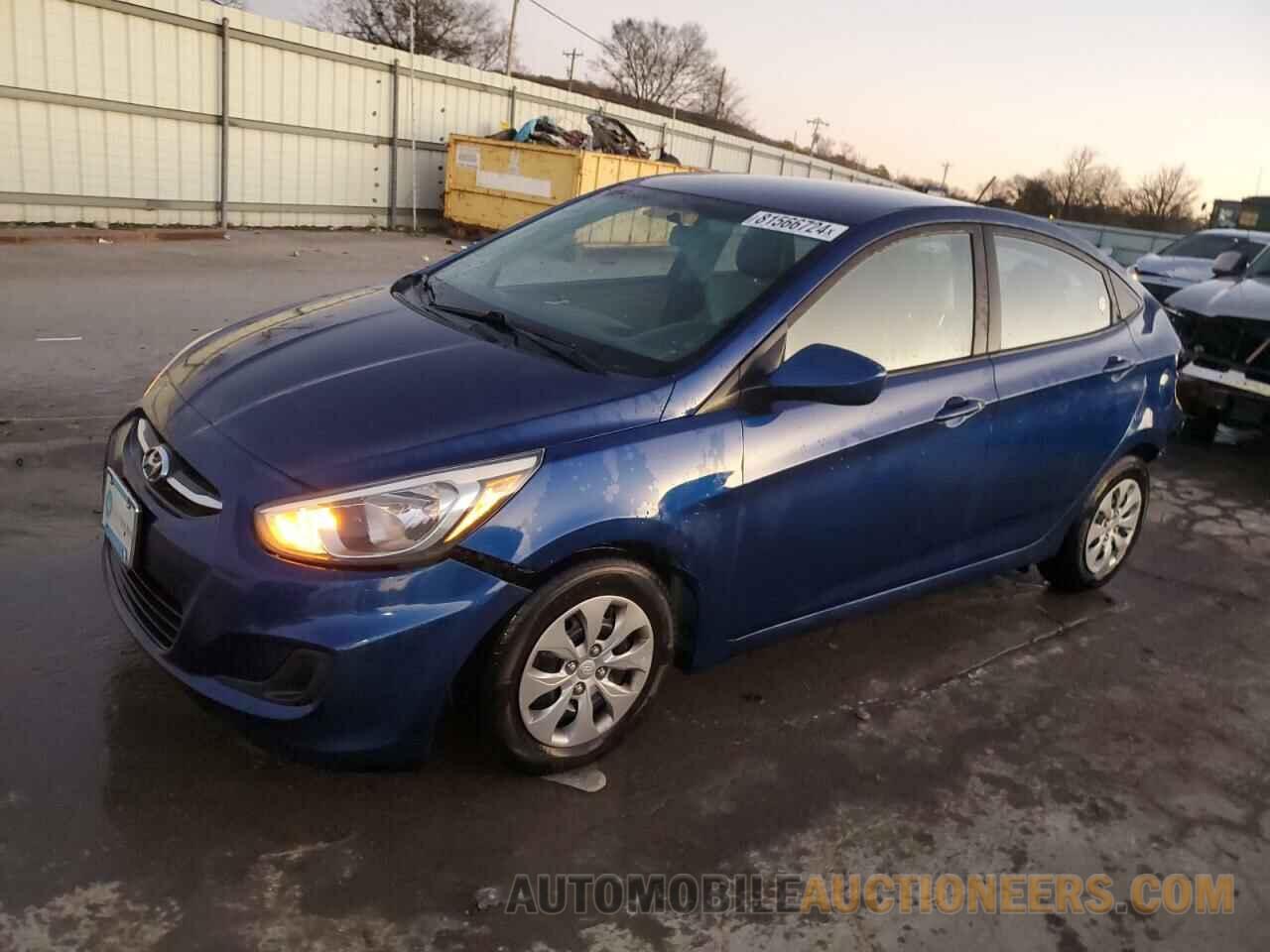 KMHCT4AE9GU095095 HYUNDAI ACCENT 2016