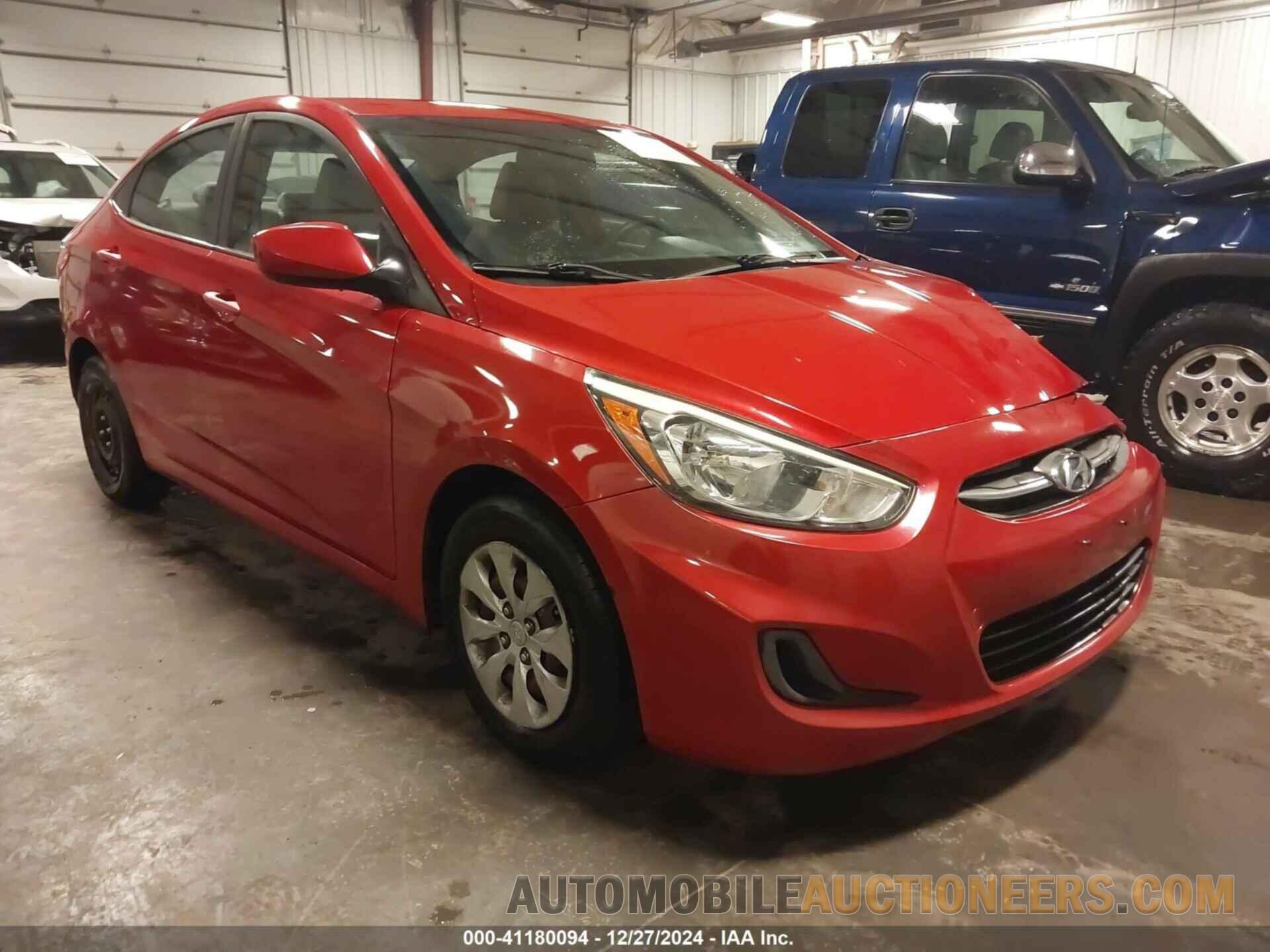 KMHCT4AEXGU036928 HYUNDAI ACCENT 2016