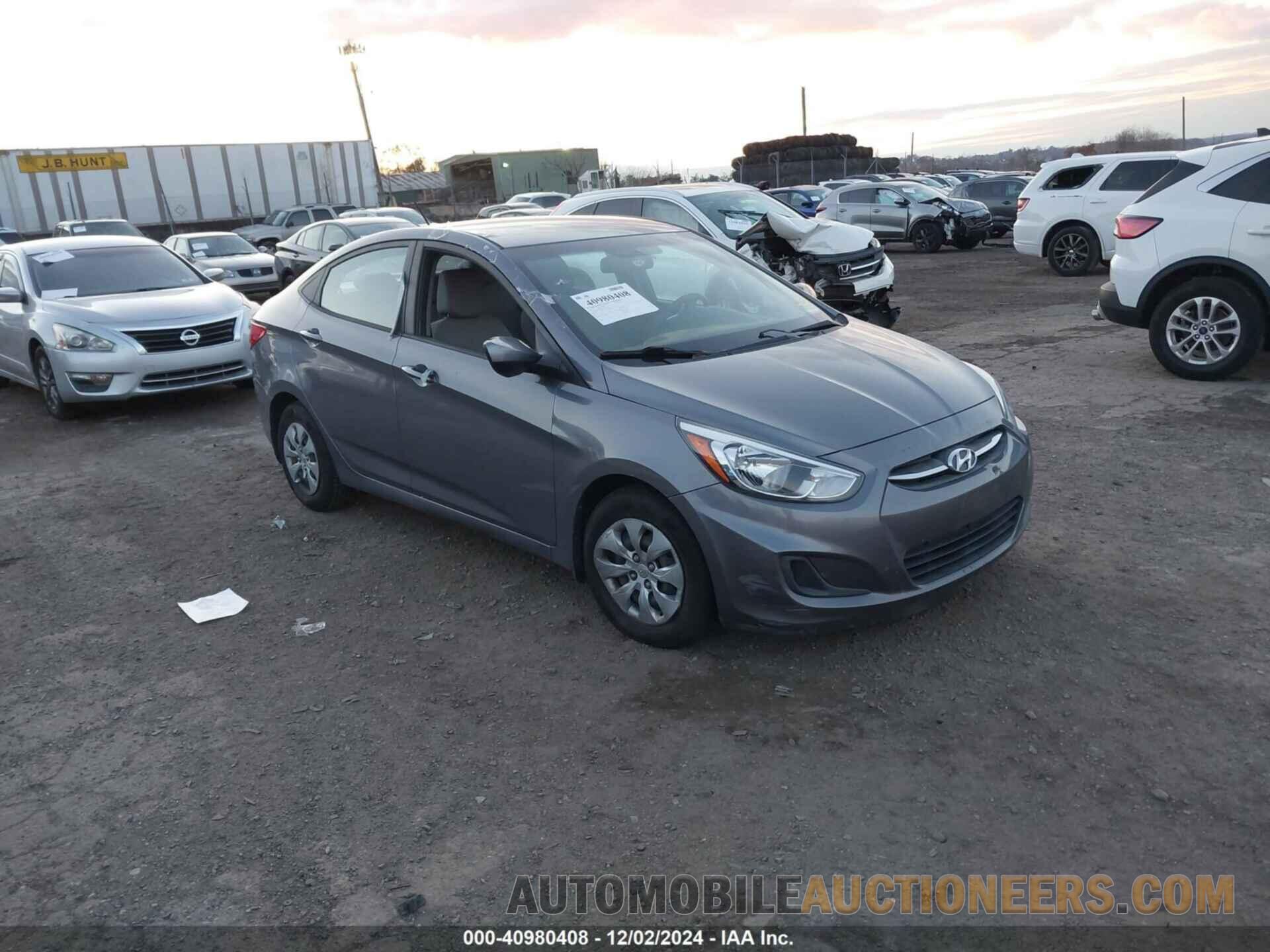 KMHCT4AEXGU131134 HYUNDAI ACCENT 2016