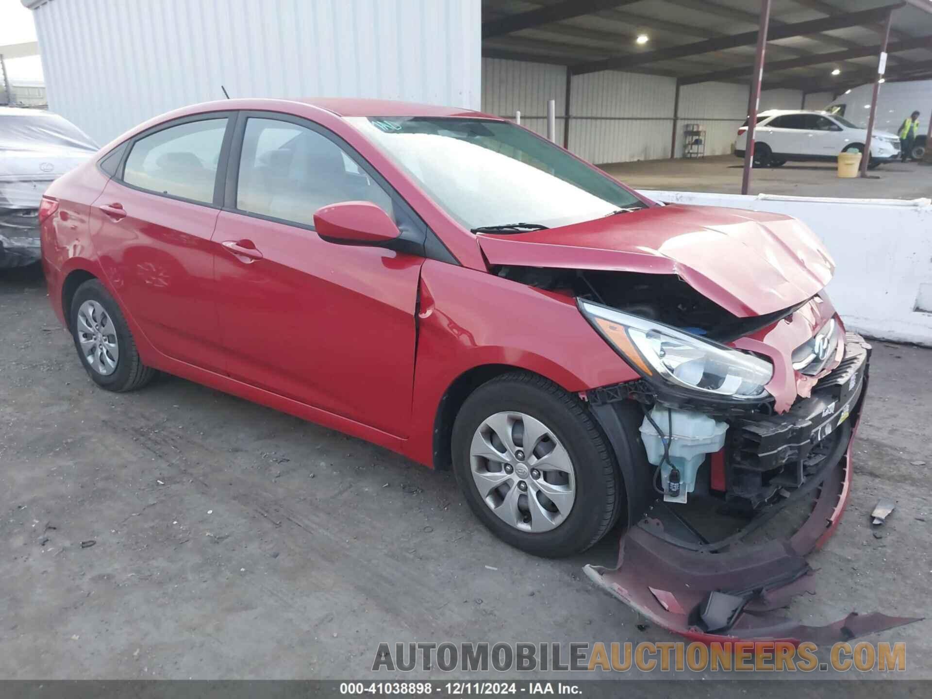 KMHCT4AEXHU176480 HYUNDAI ACCENT 2017