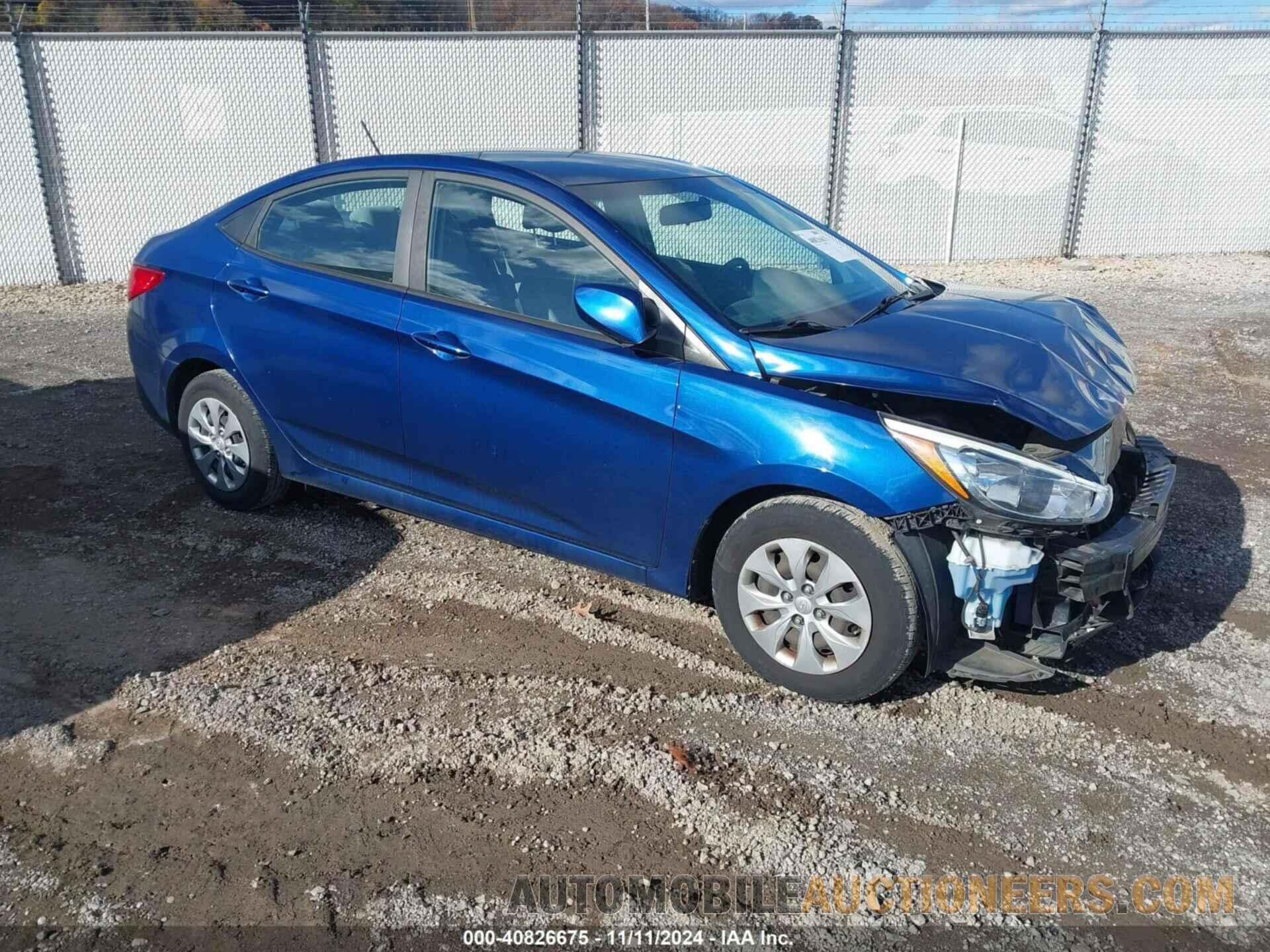 KMHCT4AEXHU309576 HYUNDAI ACCENT 2017