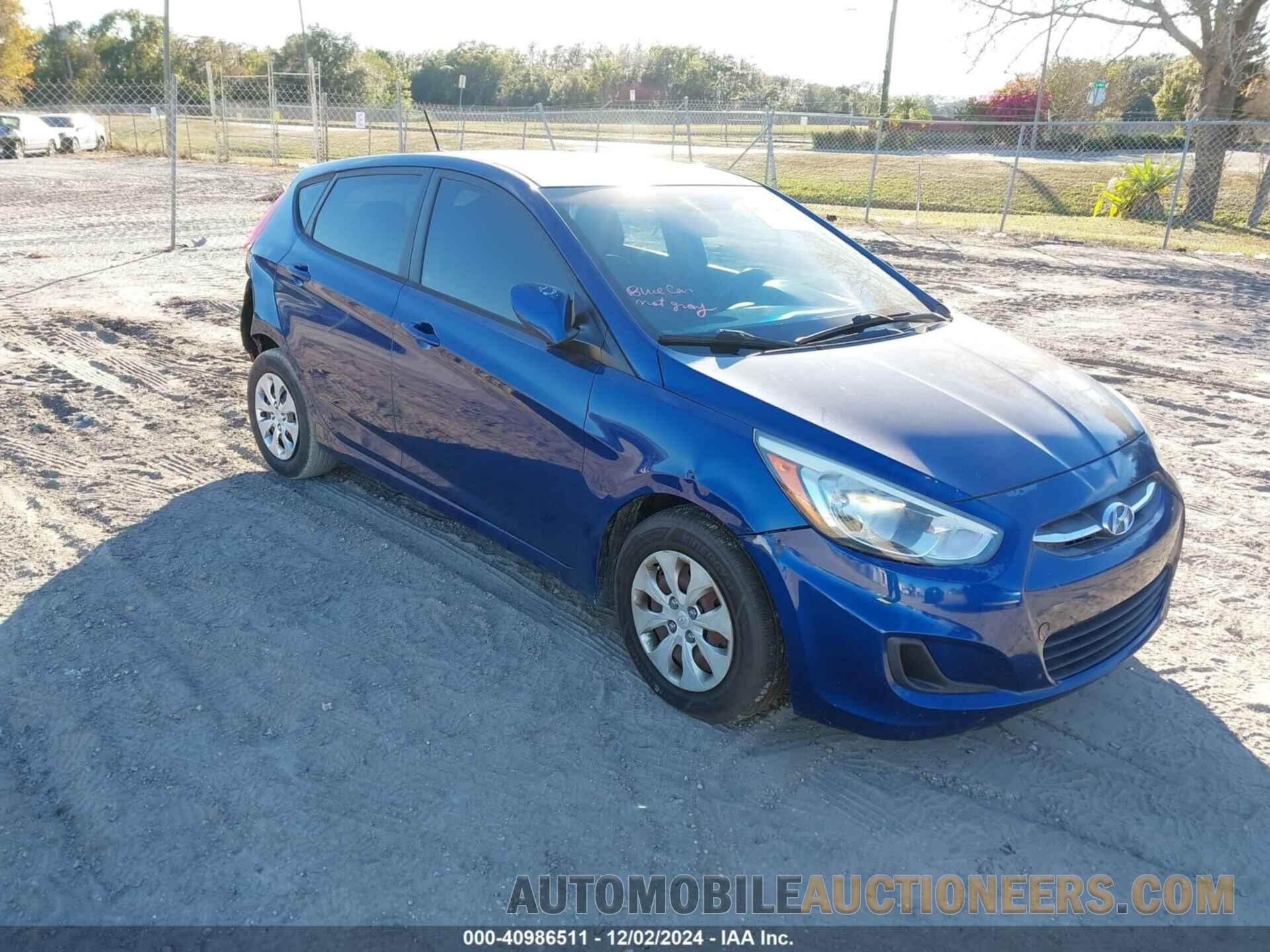 KMHCT5AE1GU257517 HYUNDAI ACCENT 2016