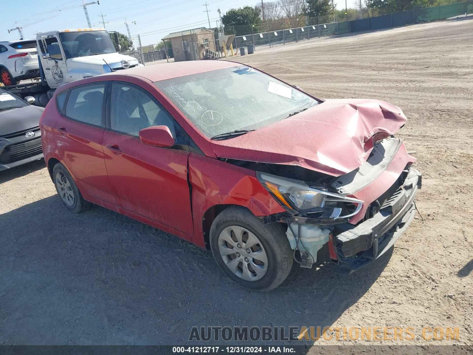 KMHCT5AE2GU267957 HYUNDAI ACCENT 2016