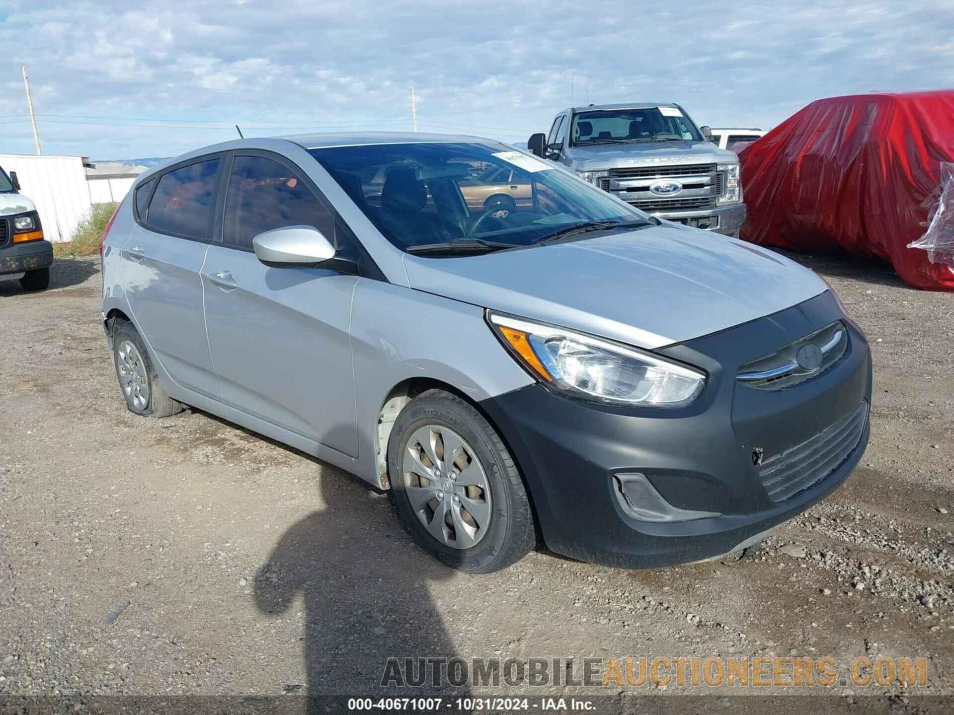 KMHCT5AE2HU316897 HYUNDAI ACCENT 2017