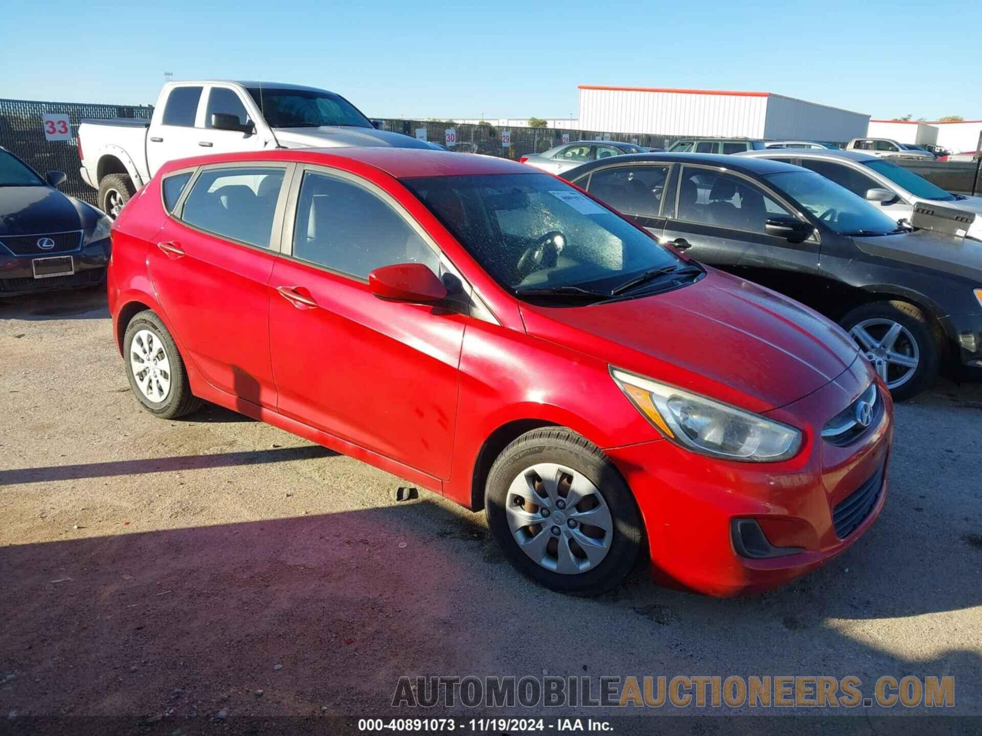 KMHCT5AE3GU274593 HYUNDAI ACCENT 2016