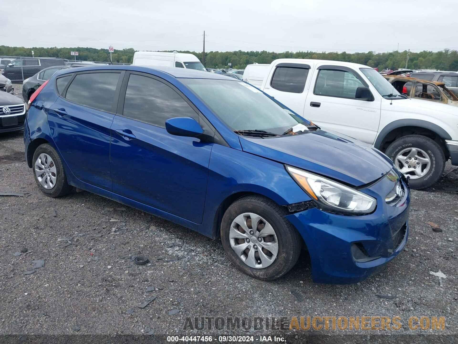 KMHCT5AE4HU316724 HYUNDAI ACCENT 2017