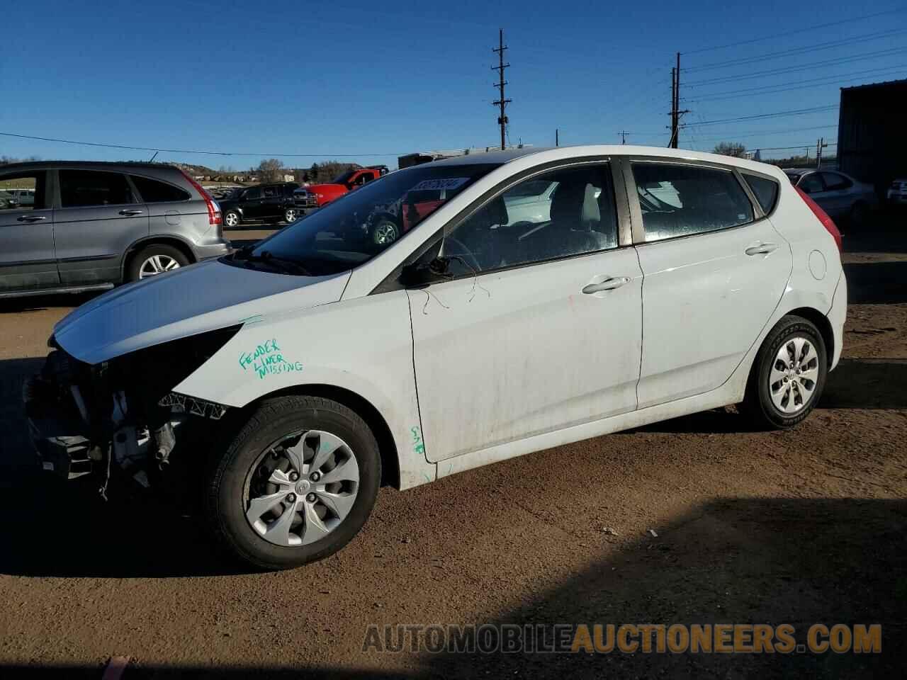 KMHCT5AE6HU307586 HYUNDAI ACCENT 2017