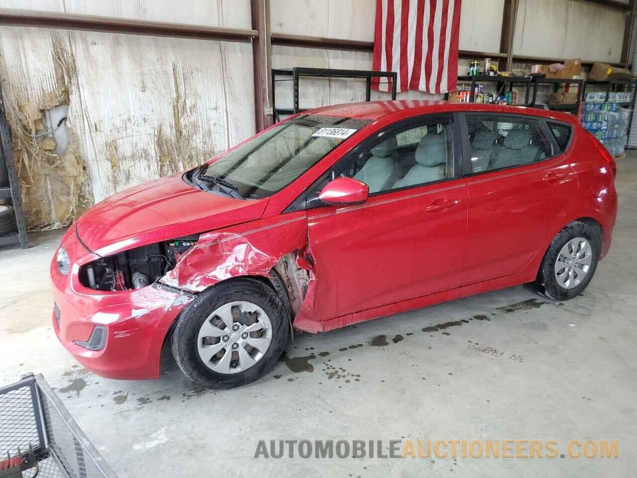 KMHCT5AE6HU324033 HYUNDAI ACCENT 2017