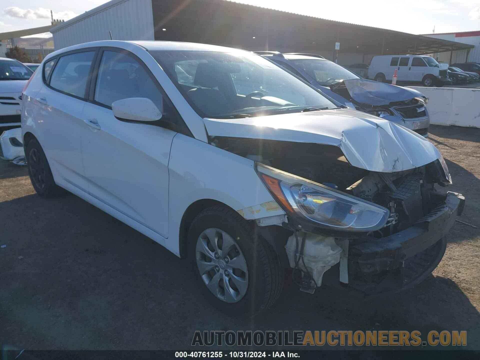 KMHCT5AE9GU280267 HYUNDAI ACCENT 2016