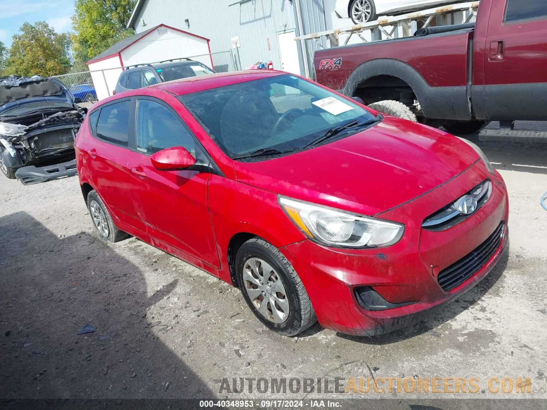 KMHCT5AE9HU336211 HYUNDAI ACCENT 2017