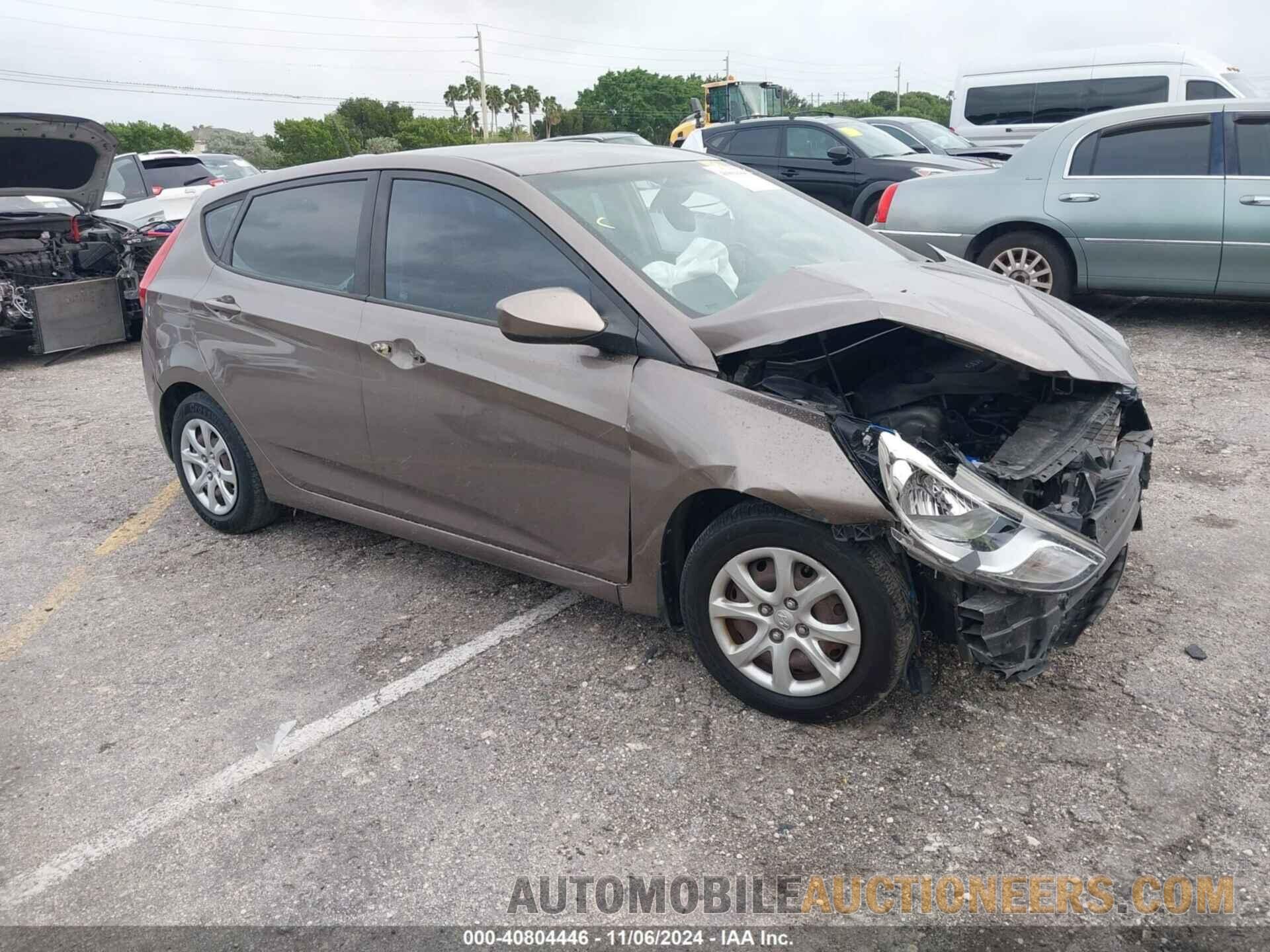 KMHCT5AEXDU089369 HYUNDAI ACCENT 2013