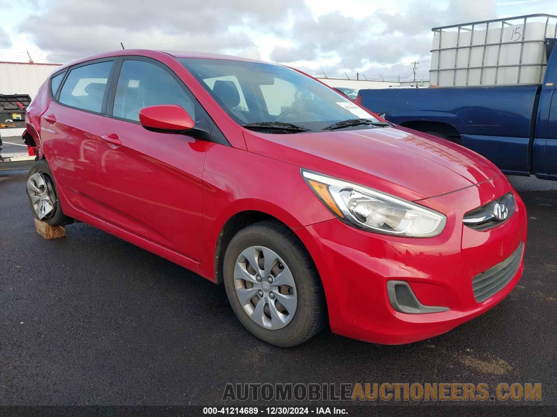 KMHCT5AEXHU351459 HYUNDAI ACCENT 2017