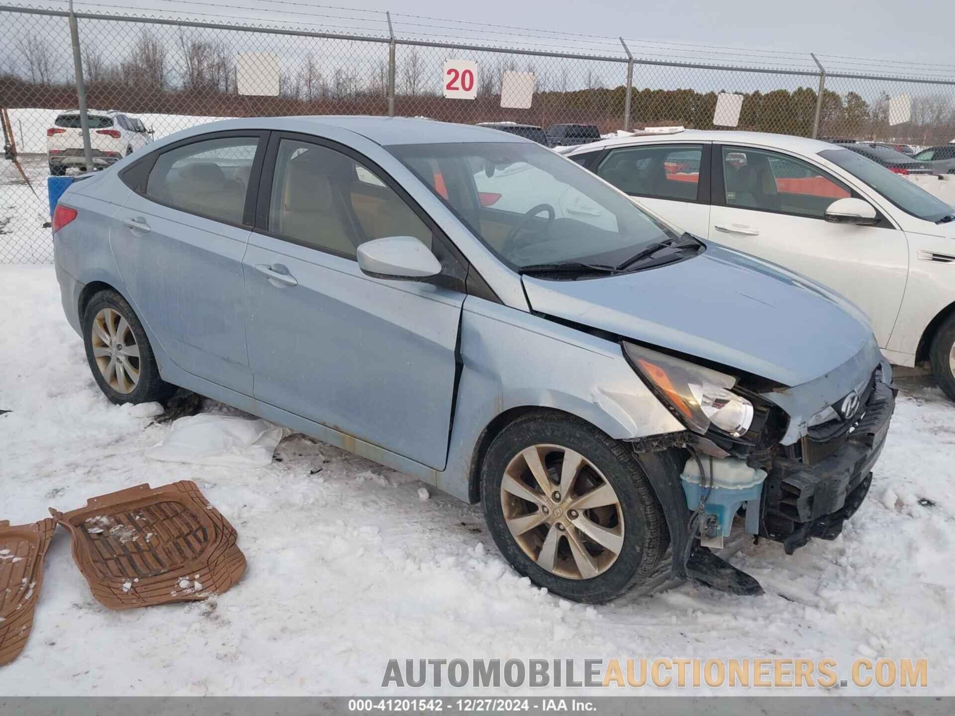 KMHCU4AE0CU136236 HYUNDAI ACCENT 2012