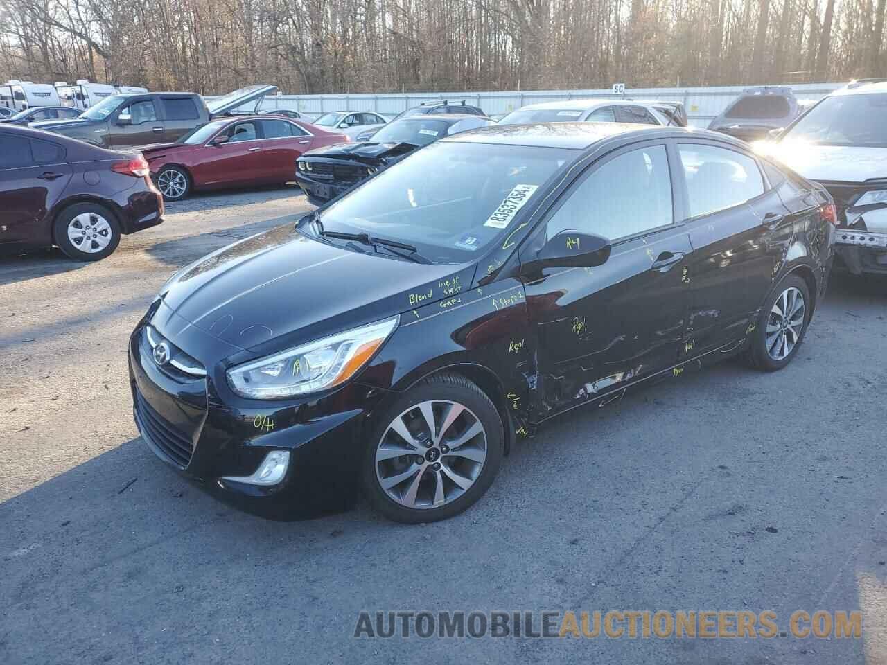 KMHCU4AE1GU160101 HYUNDAI ACCENT 2016