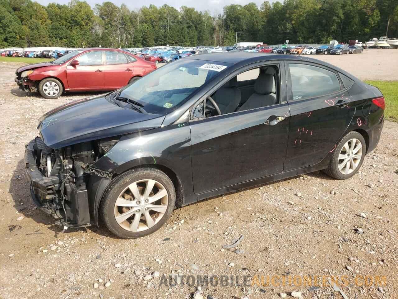 KMHCU4AE2EU752975 HYUNDAI ACCENT 2014