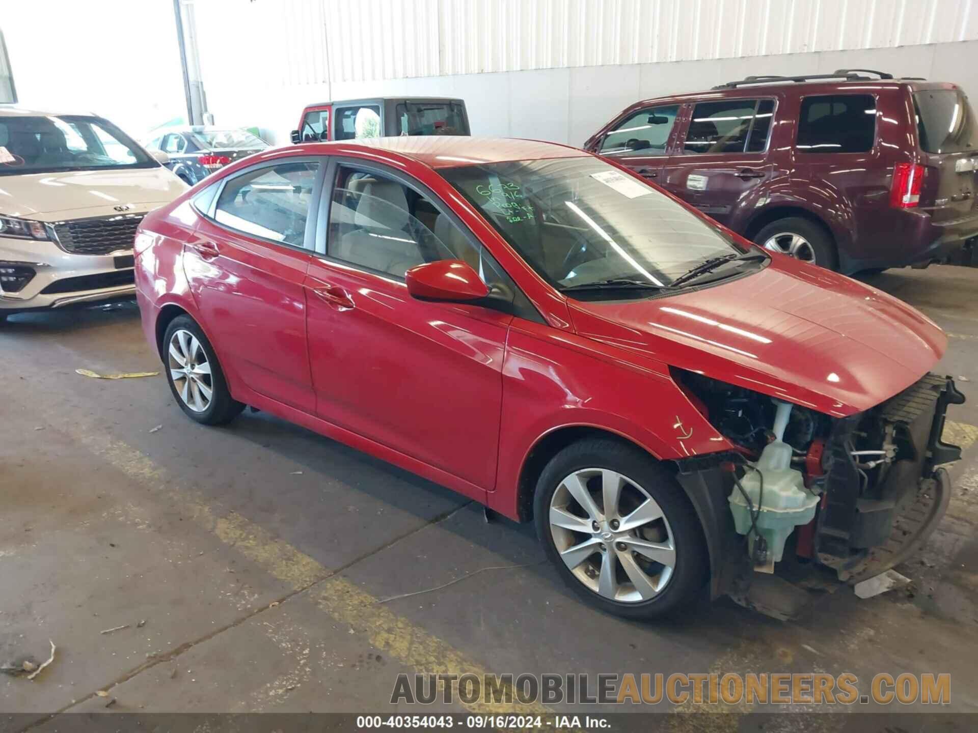 KMHCU4AE3EU625328 HYUNDAI ACCENT 2014