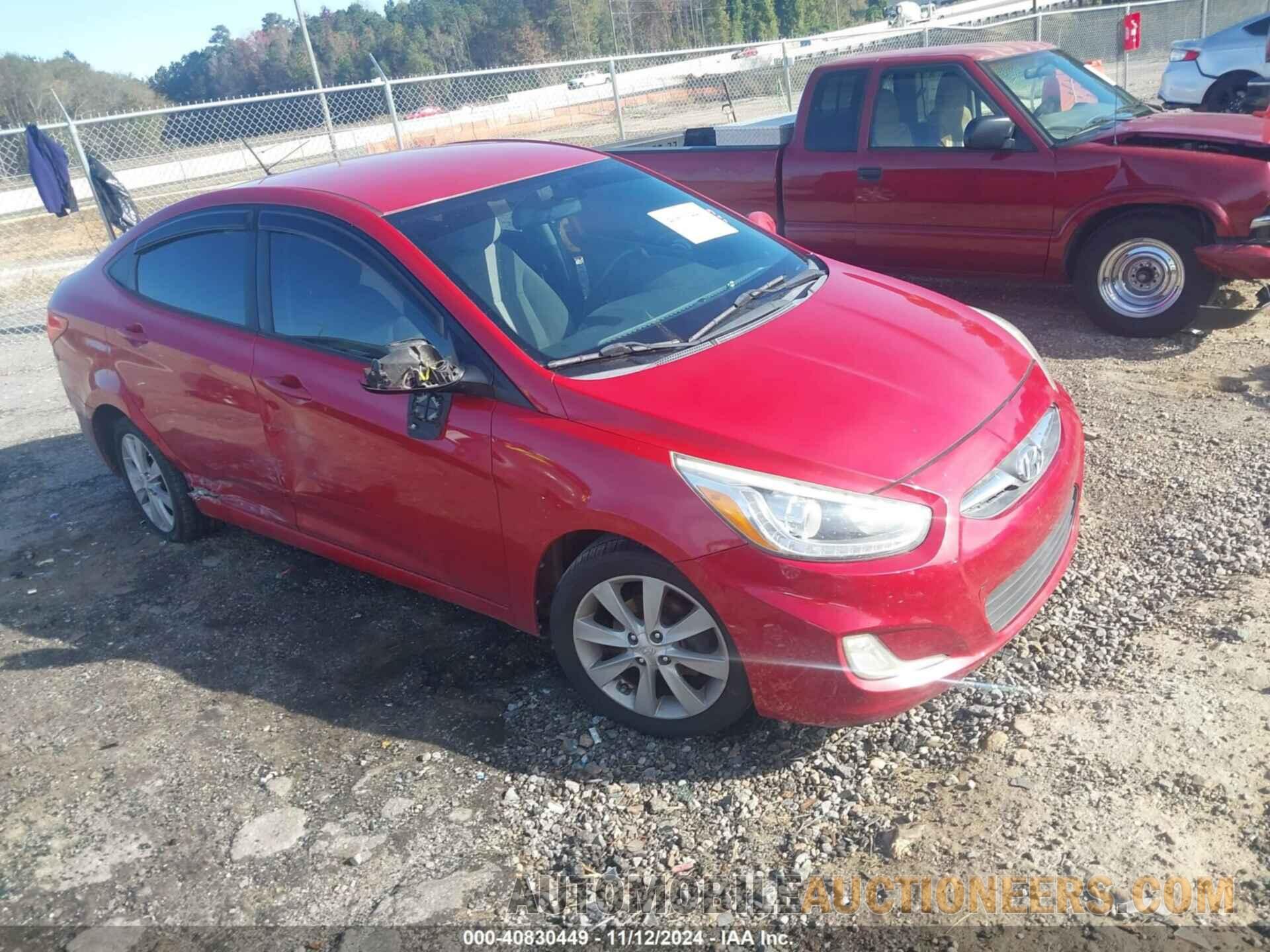 KMHCU4AE3EU770207 HYUNDAI ACCENT 2014