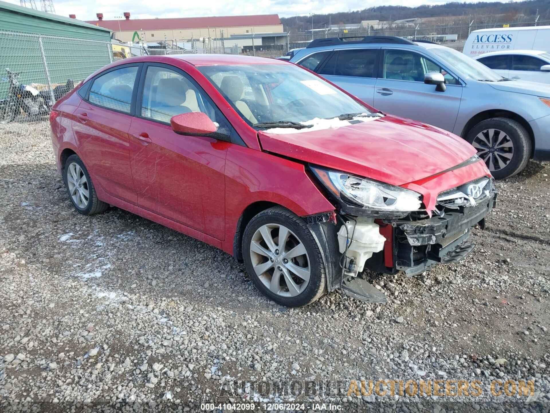 KMHCU4AE5DU320153 HYUNDAI ACCENT 2013