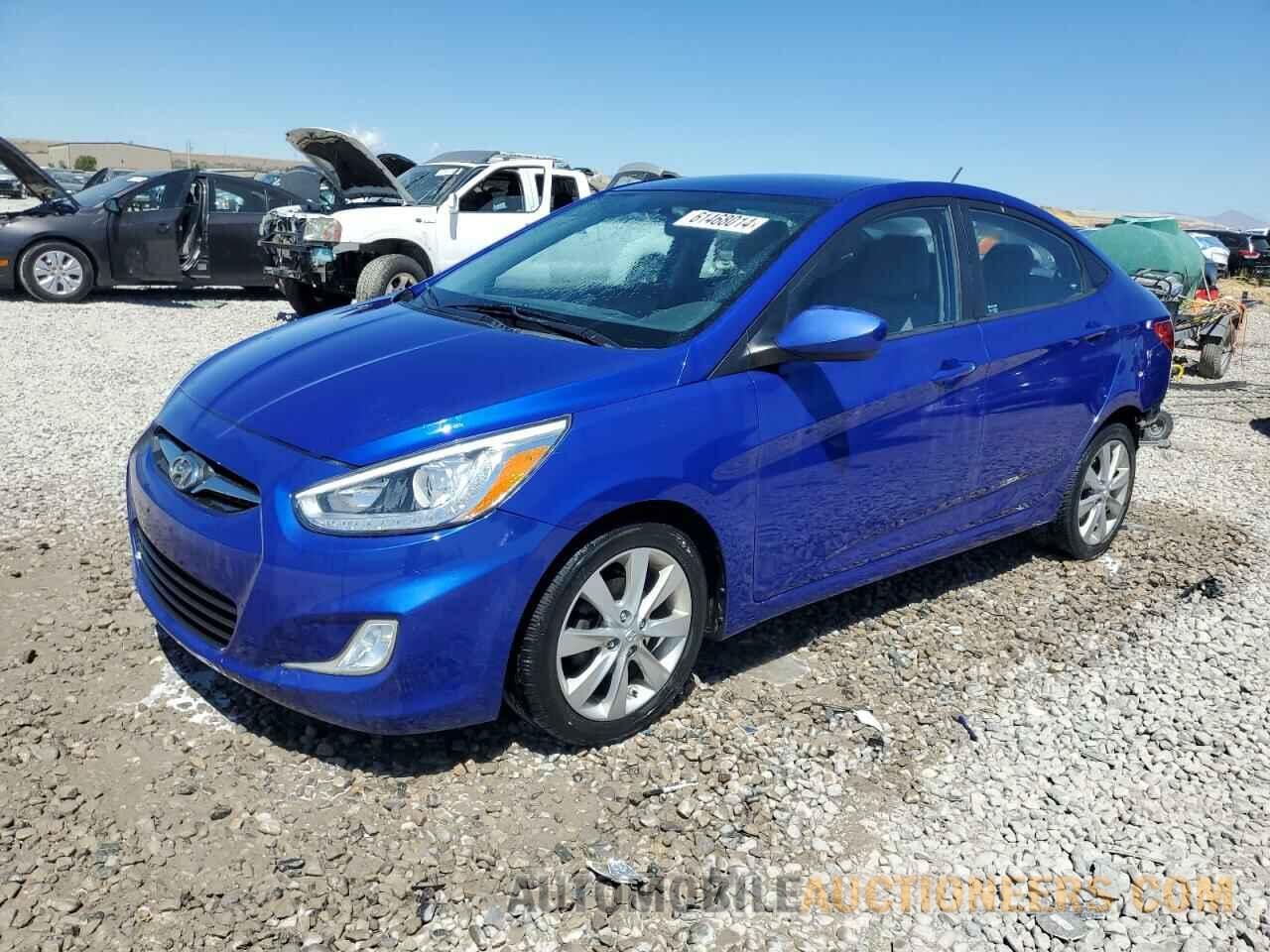 KMHCU4AE5EU717542 HYUNDAI ACCENT 2014