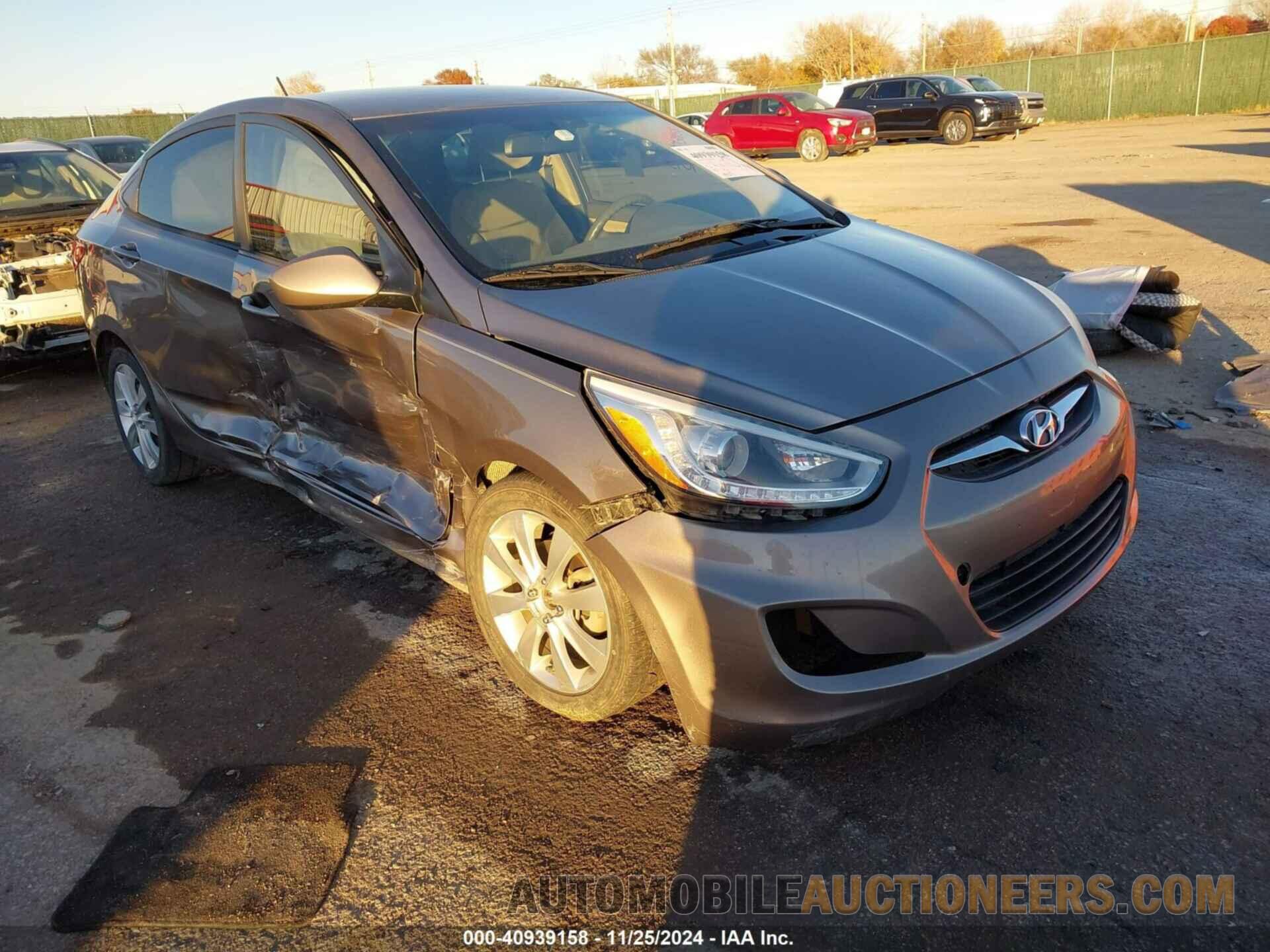 KMHCU4AE6EU626585 HYUNDAI ACCENT 2014