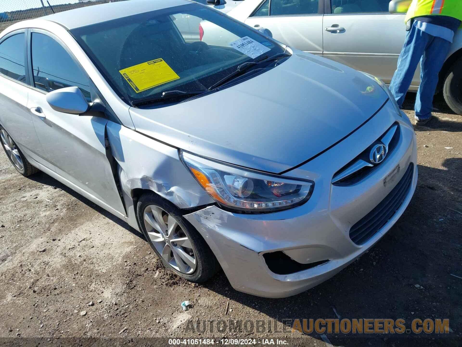 KMHCU4AE6EU762019 HYUNDAI ACCENT 2014