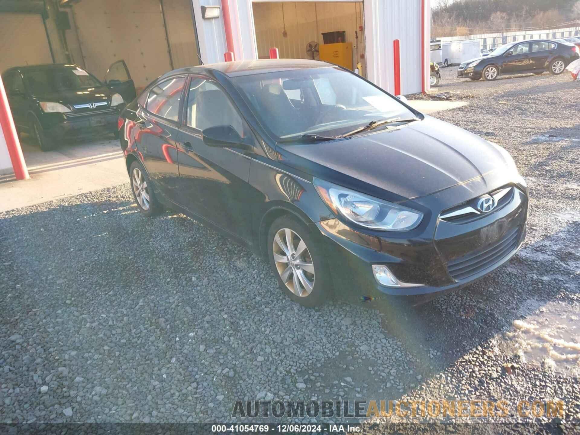 KMHCU4AE8DU428184 HYUNDAI ACCENT 2013