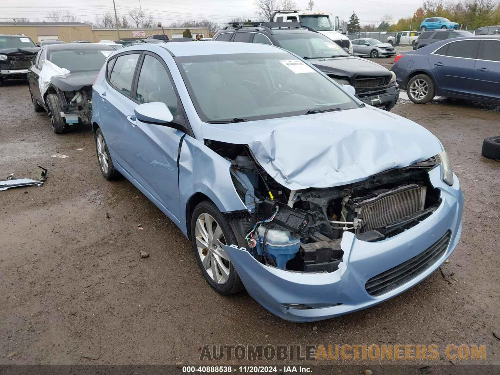 KMHCU5AE1CU018086 HYUNDAI ACCENT 2012