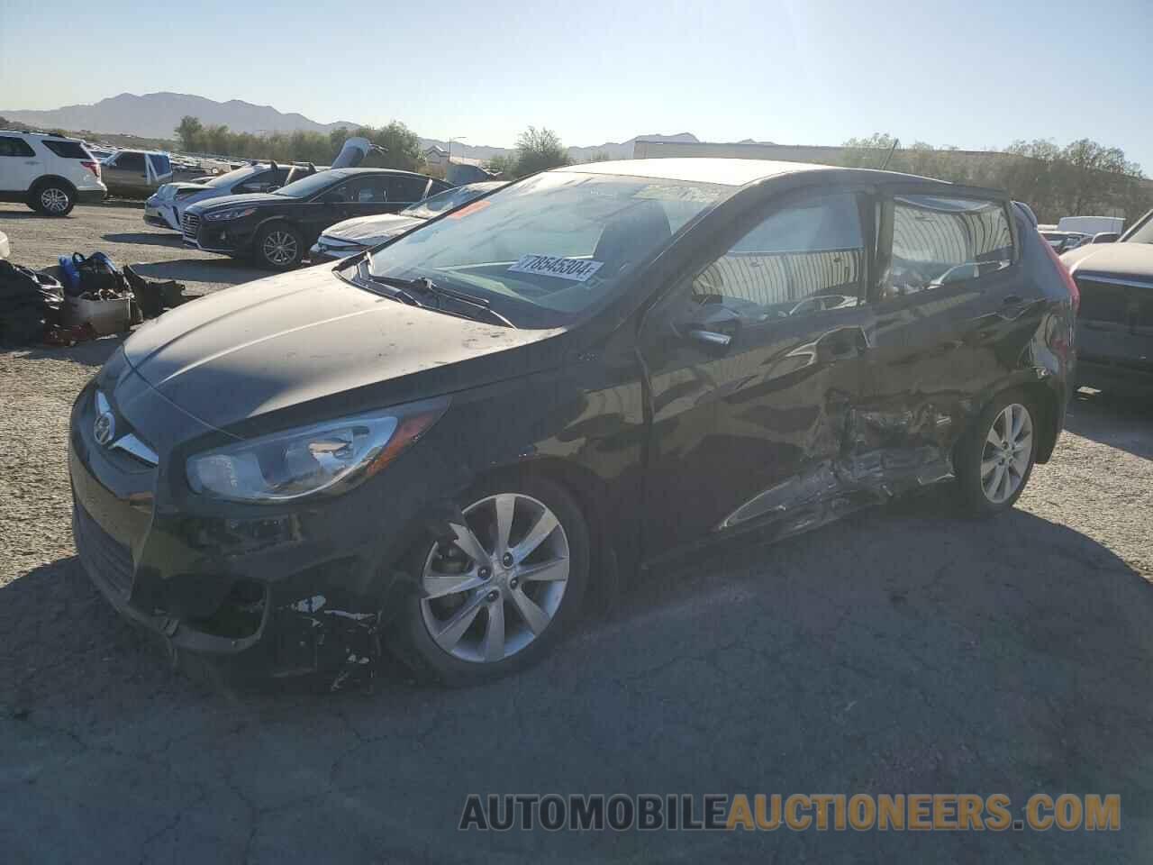 KMHCU5AE6DU105080 HYUNDAI ACCENT 2013