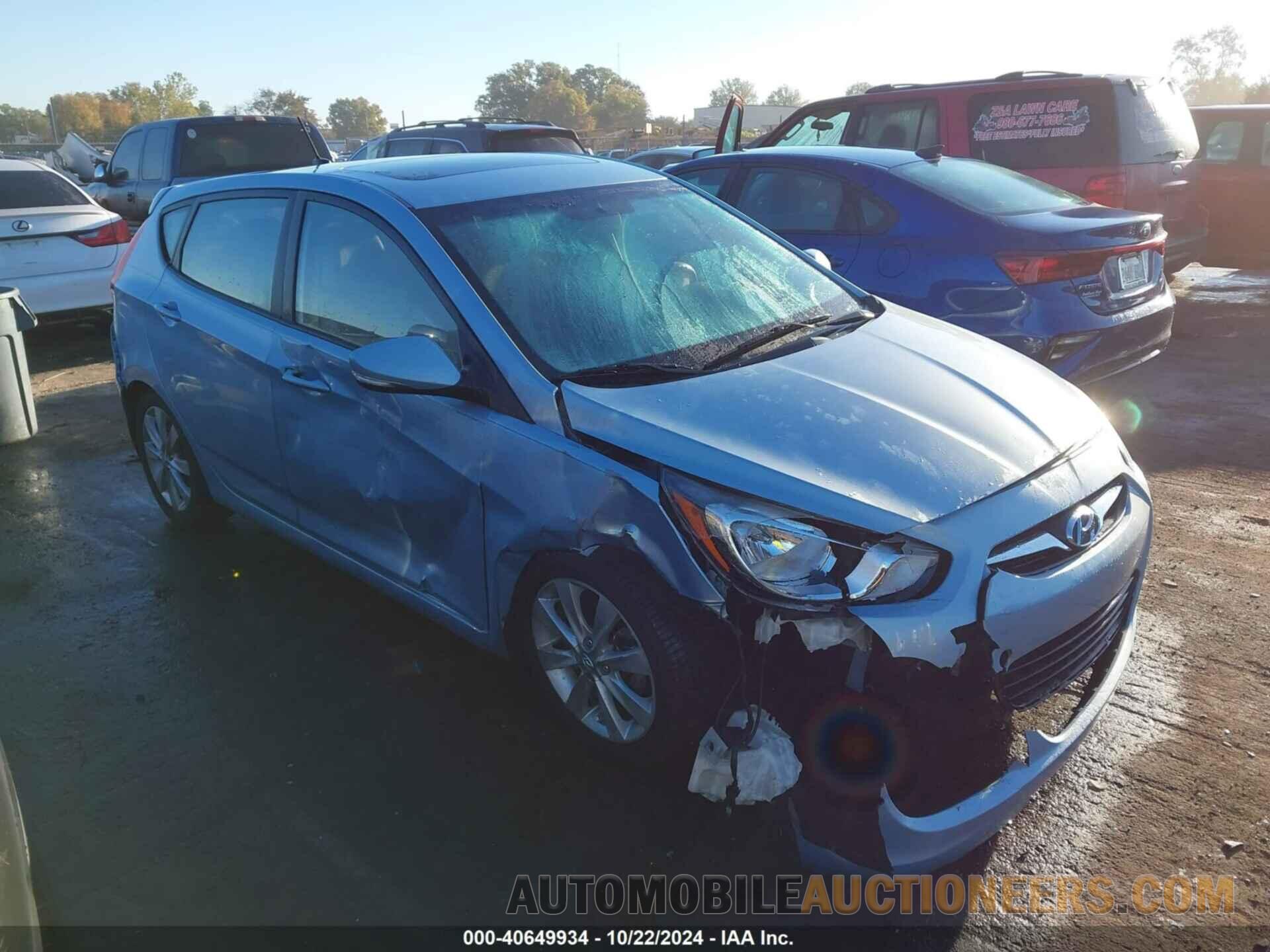 KMHCU5AE8DU066542 HYUNDAI ACCENT 2013