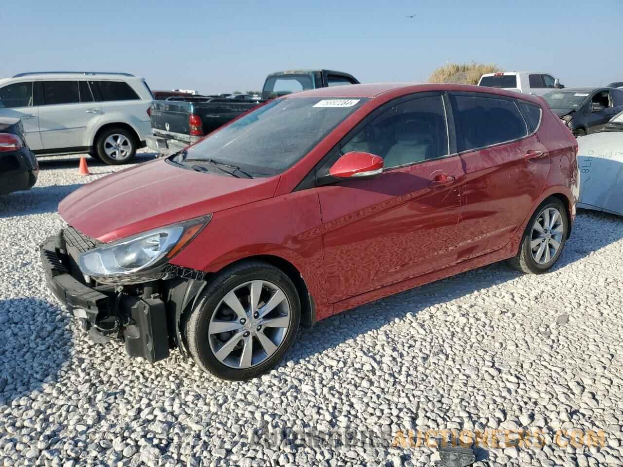 KMHCU5AE9DU121046 HYUNDAI ACCENT 2013