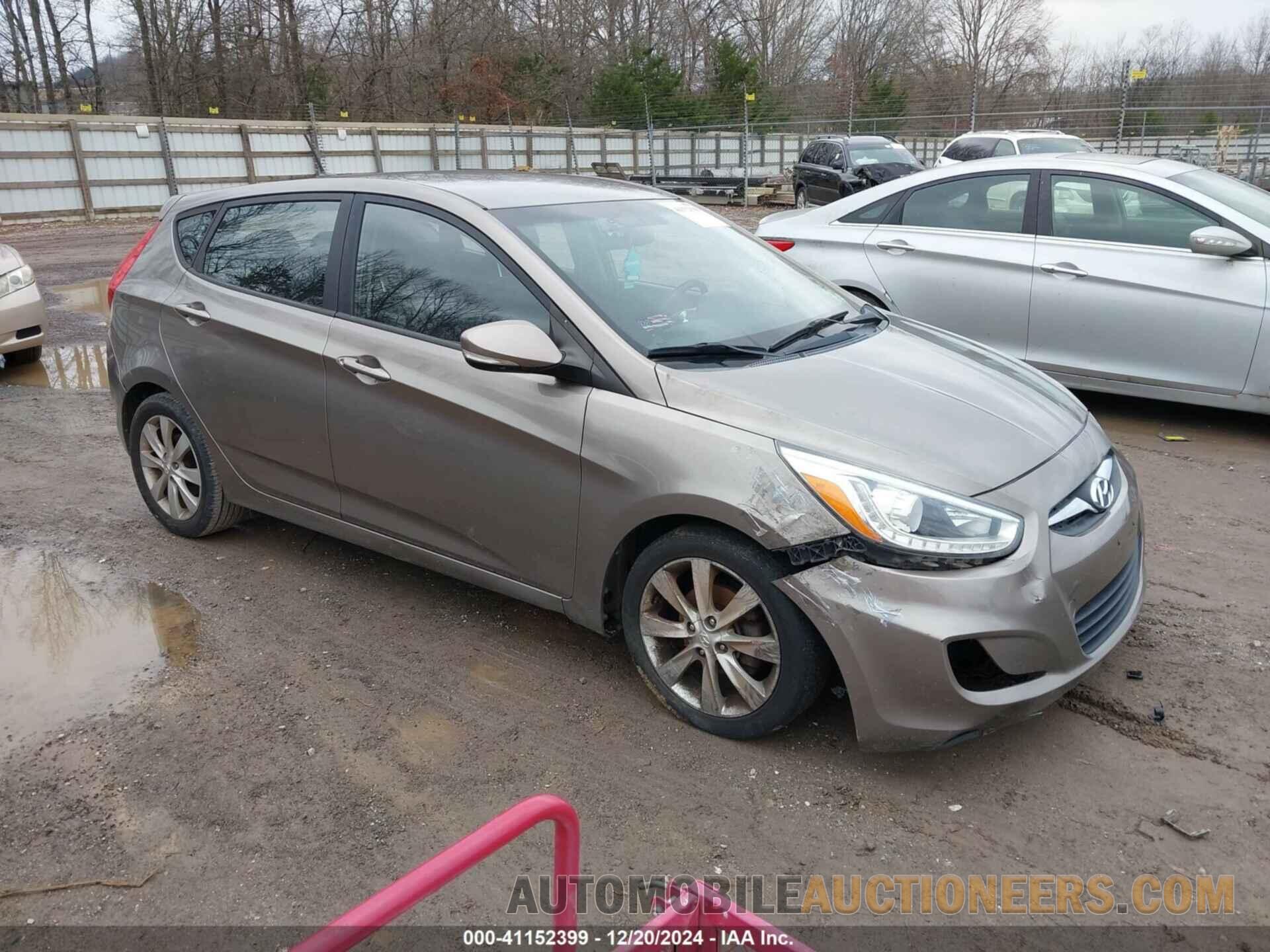 KMHCU5AE9EU142867 HYUNDAI ACCENT 2014