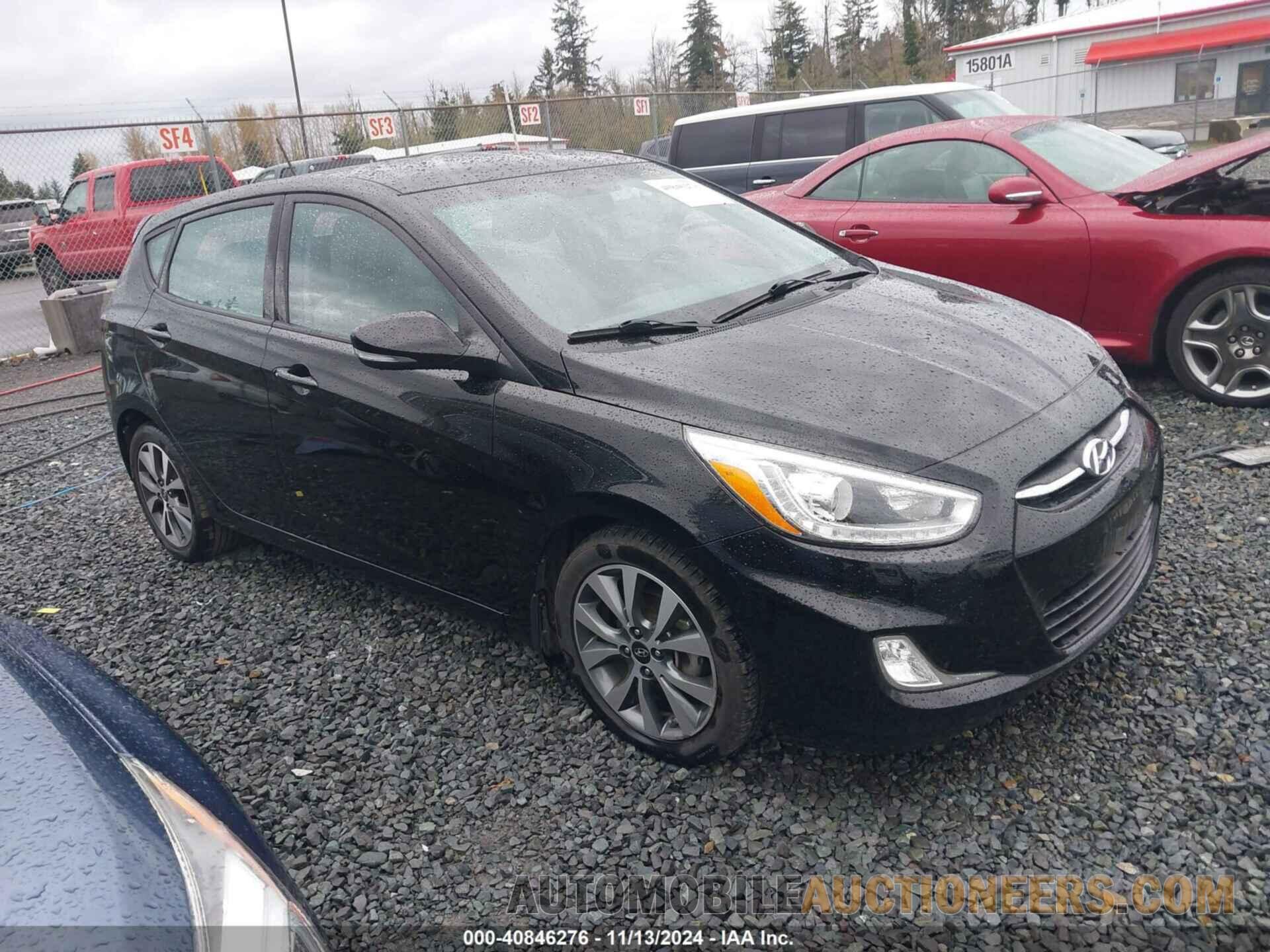 KMHCU5AEXFU217514 HYUNDAI ACCENT 2015