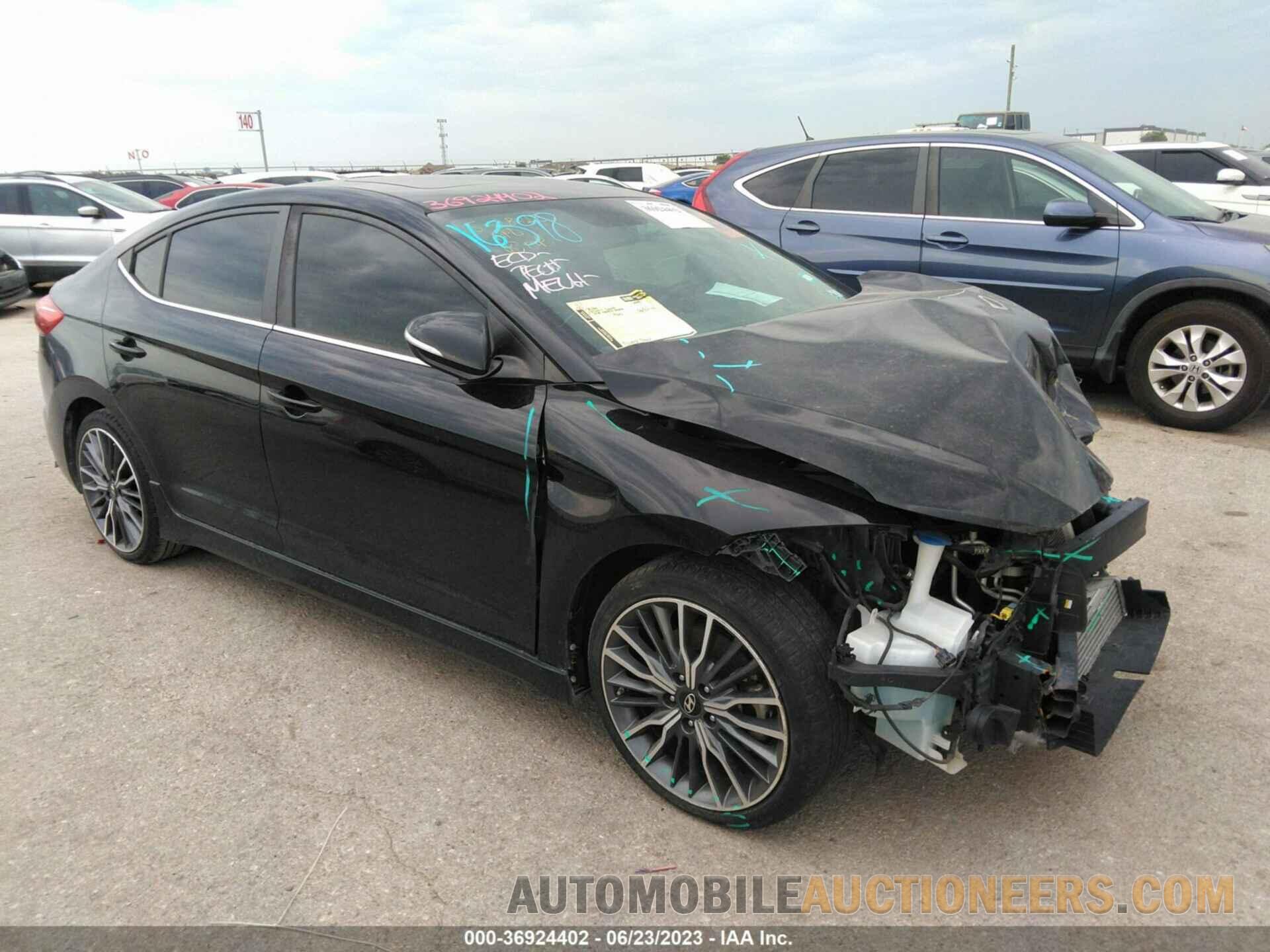 KMHD04LB0JU532893 HYUNDAI ELANTRA 2018