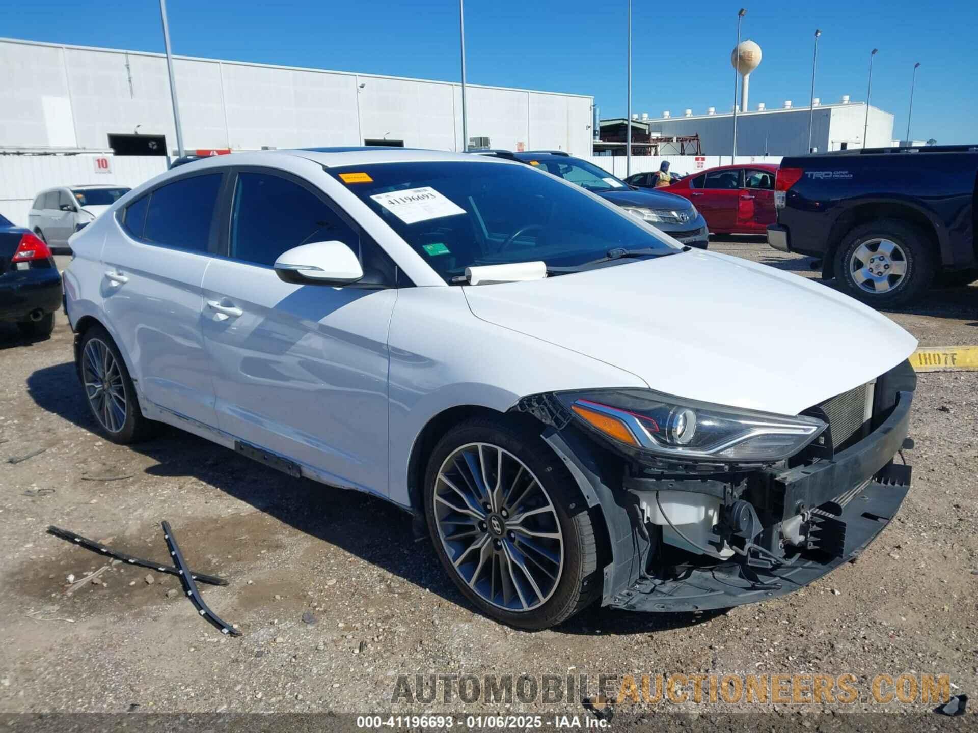 KMHD04LB1JU657109 HYUNDAI ELANTRA 2018