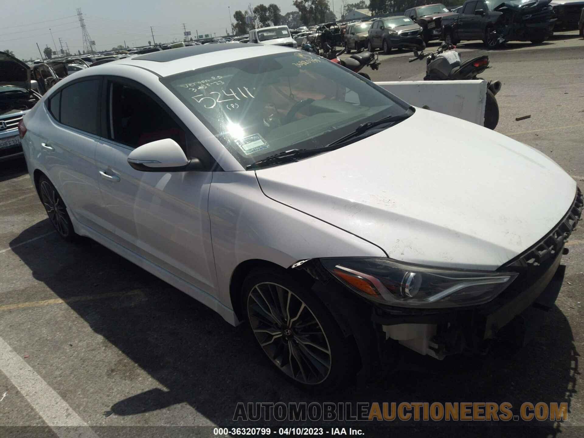 KMHD04LB2JU520857 HYUNDAI ELANTRA 2018