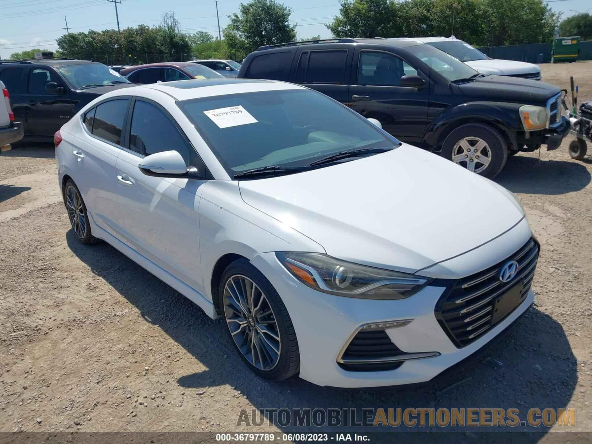 KMHD04LB2JU537884 HYUNDAI ELANTRA 2018