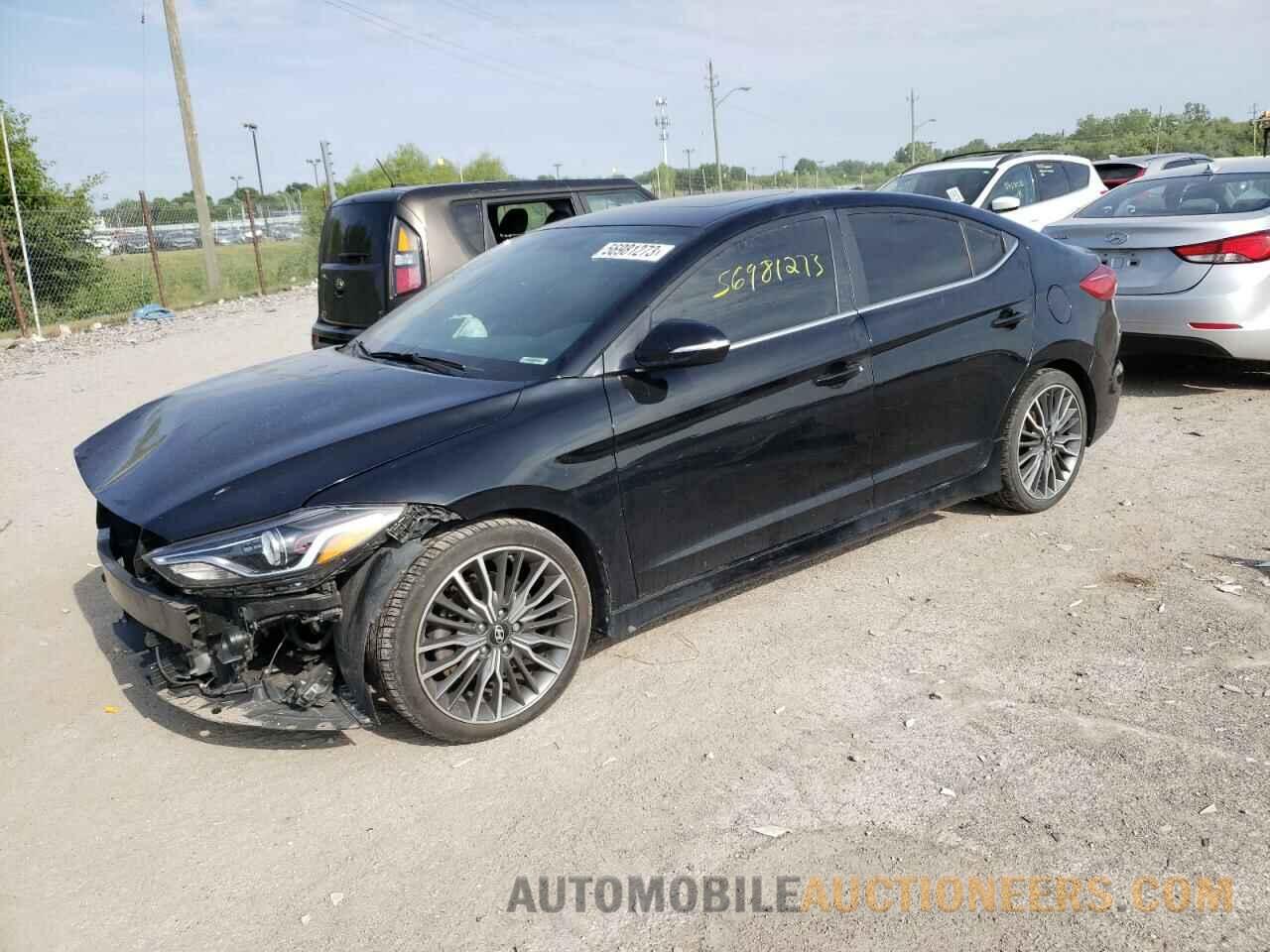 KMHD04LB3JU530376 HYUNDAI ELANTRA 2018