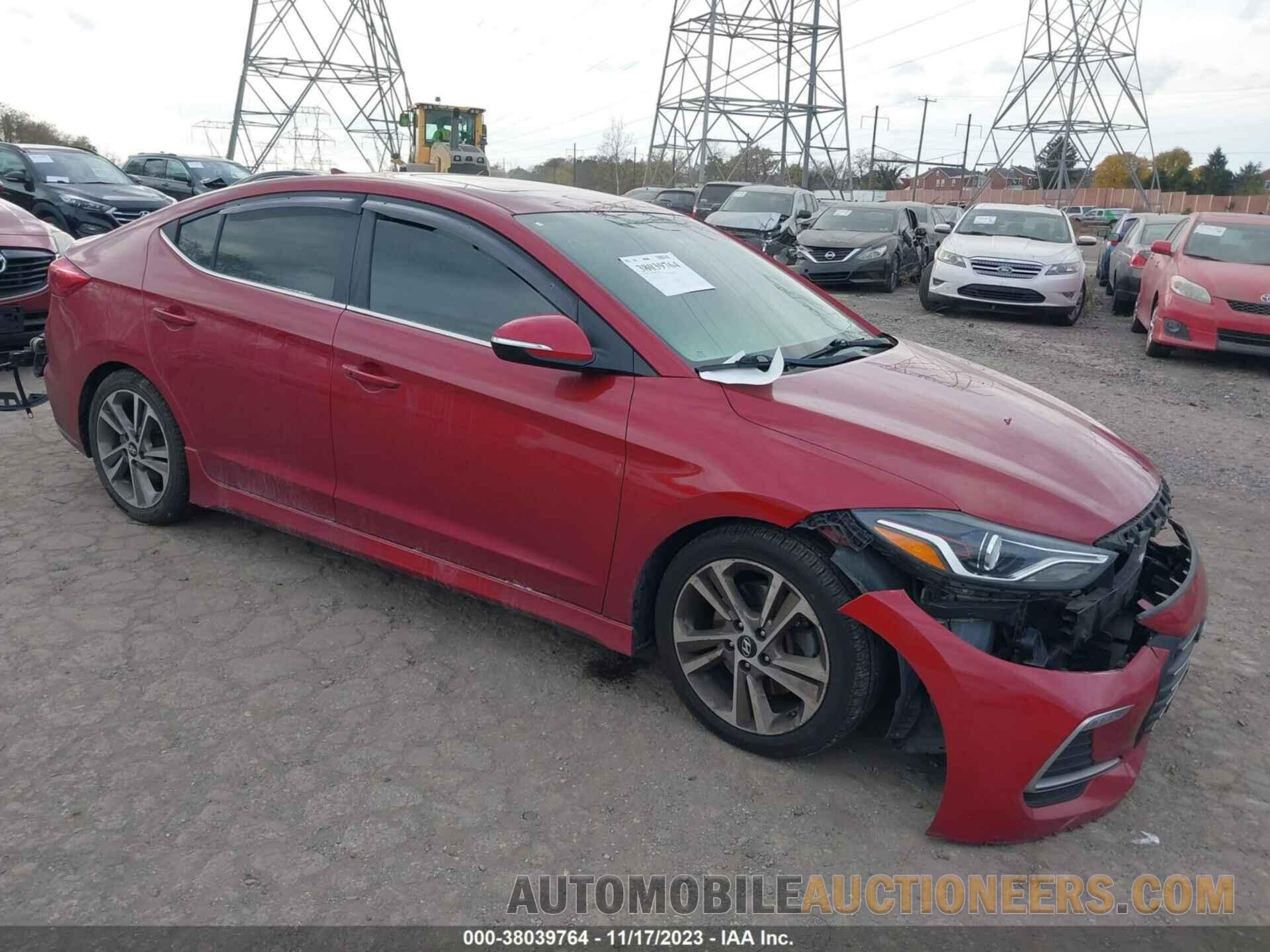 KMHD04LB3JU615525 HYUNDAI ELANTRA 2018